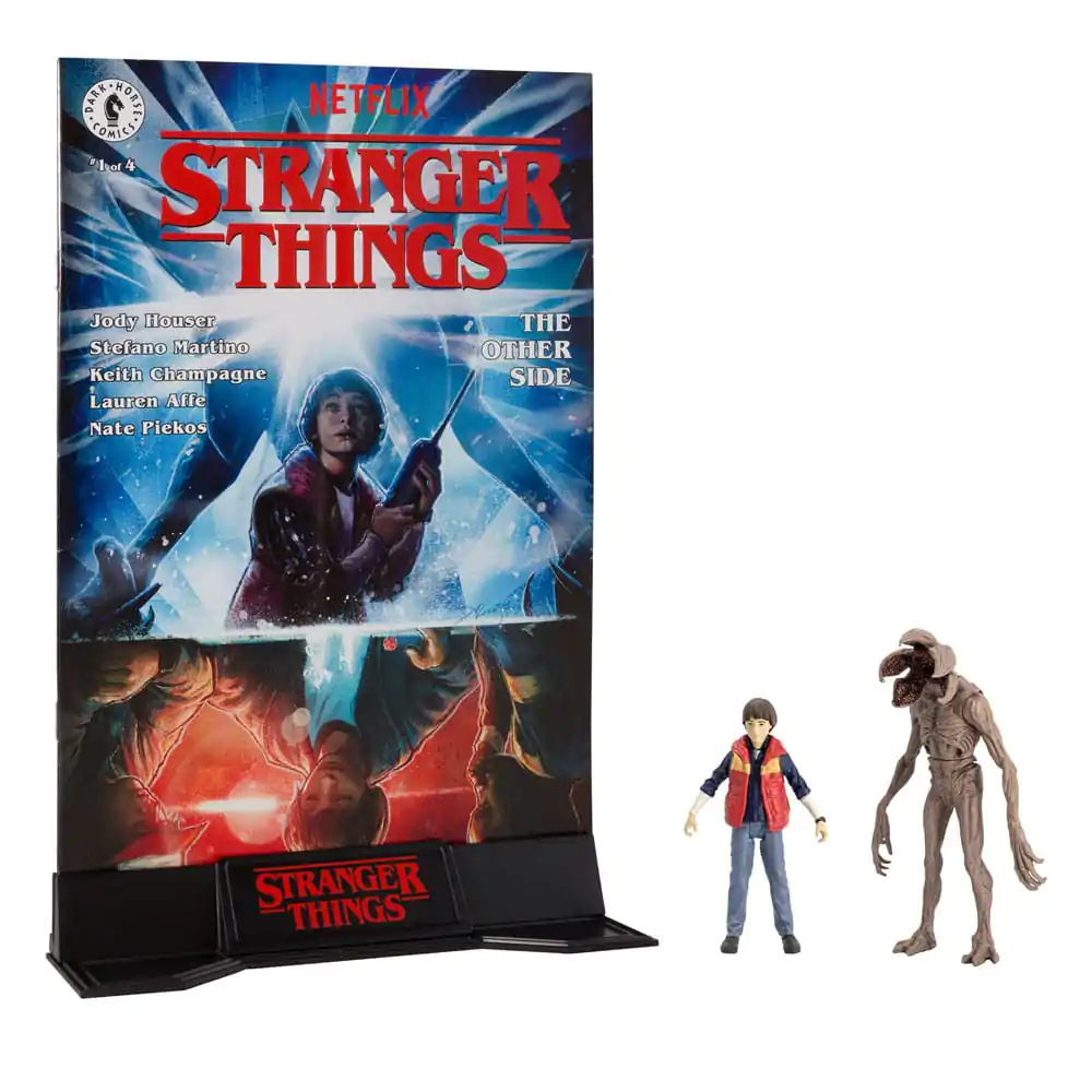Stranger Things Actionfiguren &amp; Comic Will Byers and Demogorgon 8 cm Produktfoto