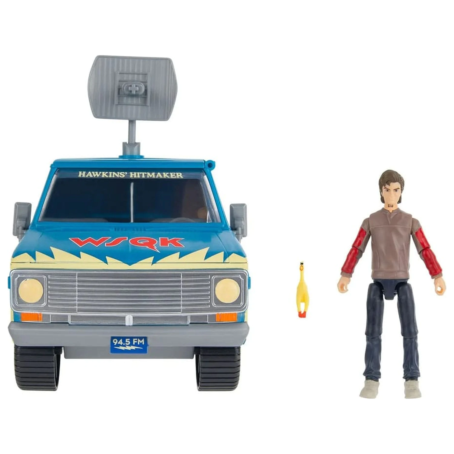 Stranger Things World Of Figur und Fahrzeug The Squawk Van Spielset mit Steve Produktfoto