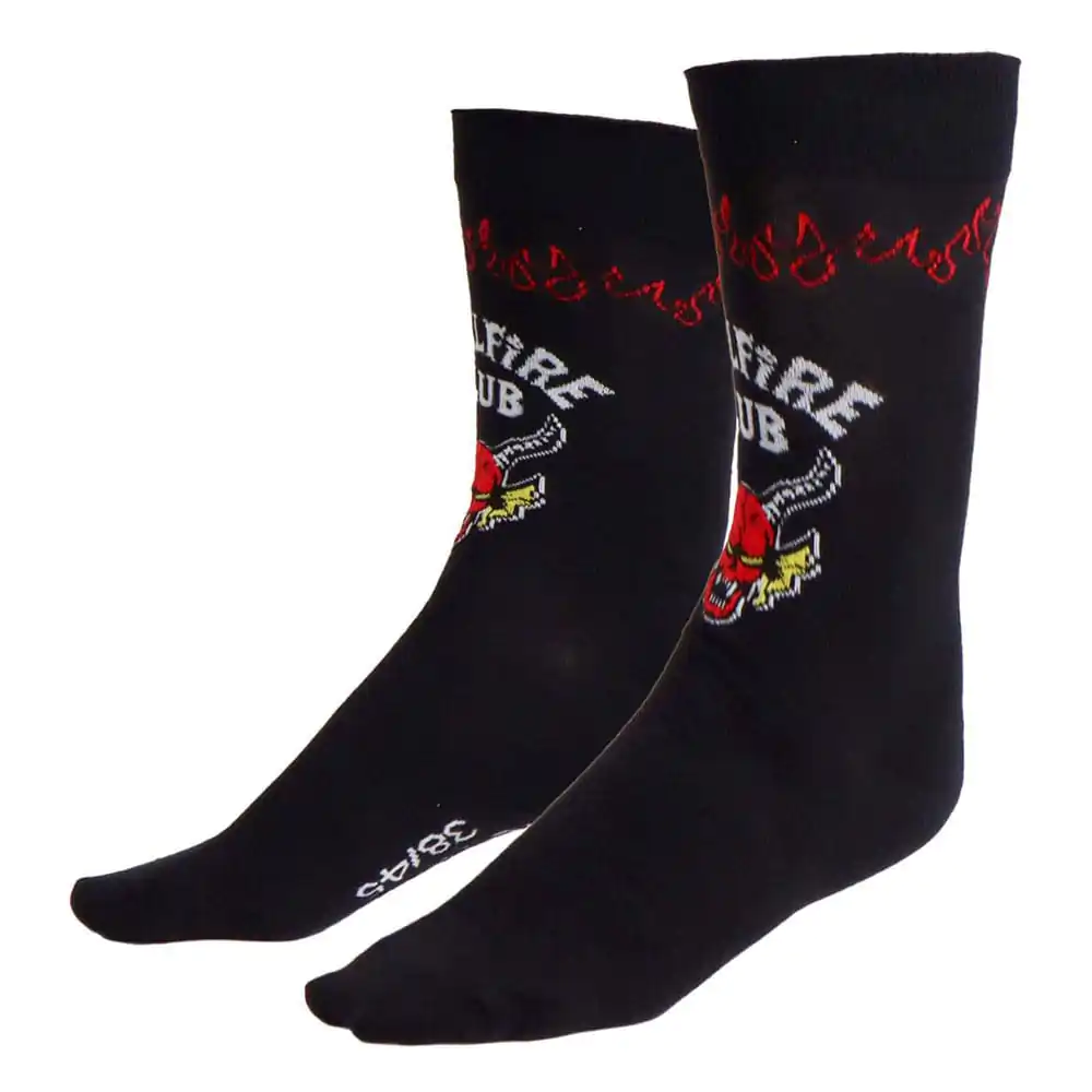 Stranger Things Socken Hellfire Club Schwarz 38-45 Produktfoto