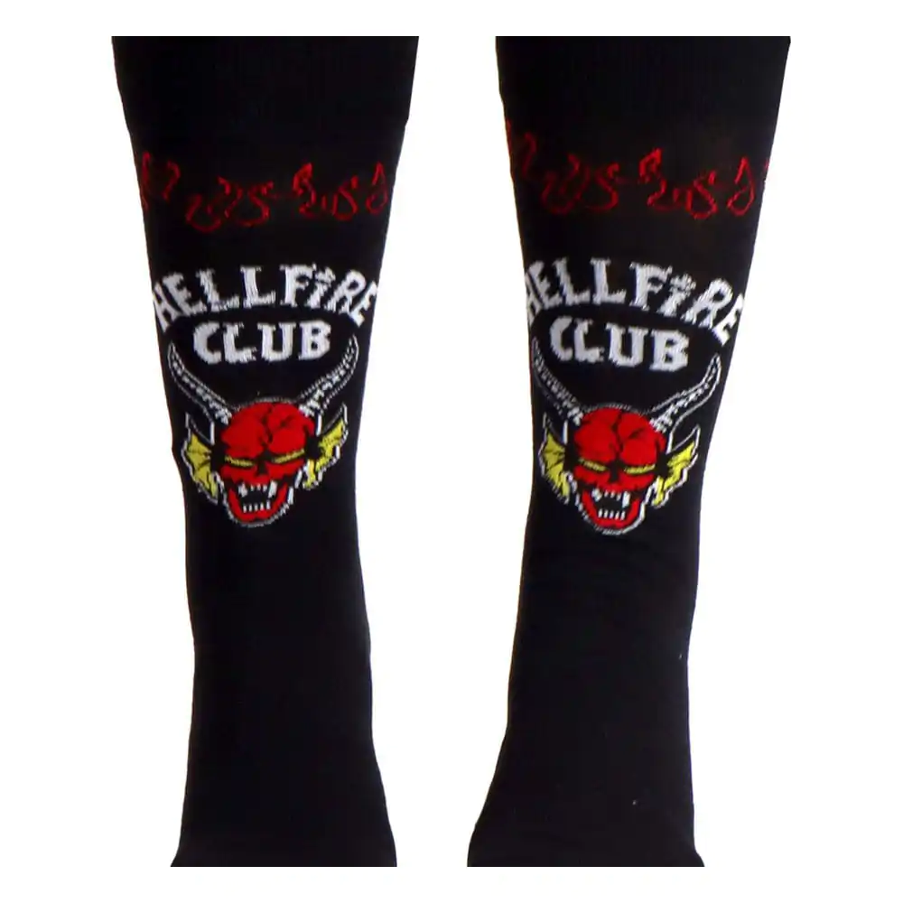 Stranger Things Socken Hellfire Club Schwarz 38-45 Produktfoto