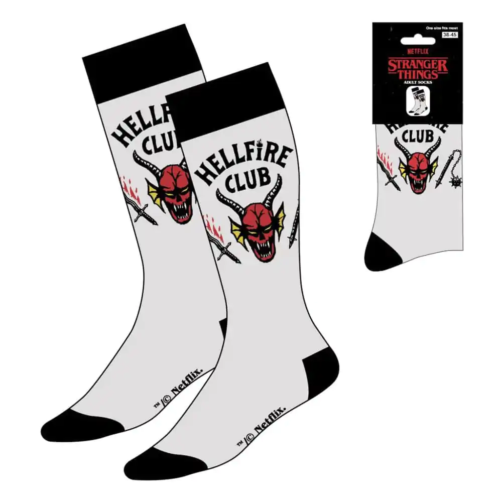 Stranger Things Socken Hellfire Club White 38-45 Produktfoto