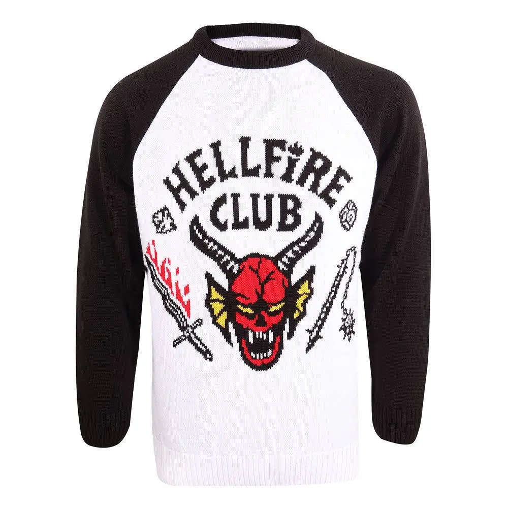 Stranger Things Hellfire Club Christmas Pullover Produktfoto