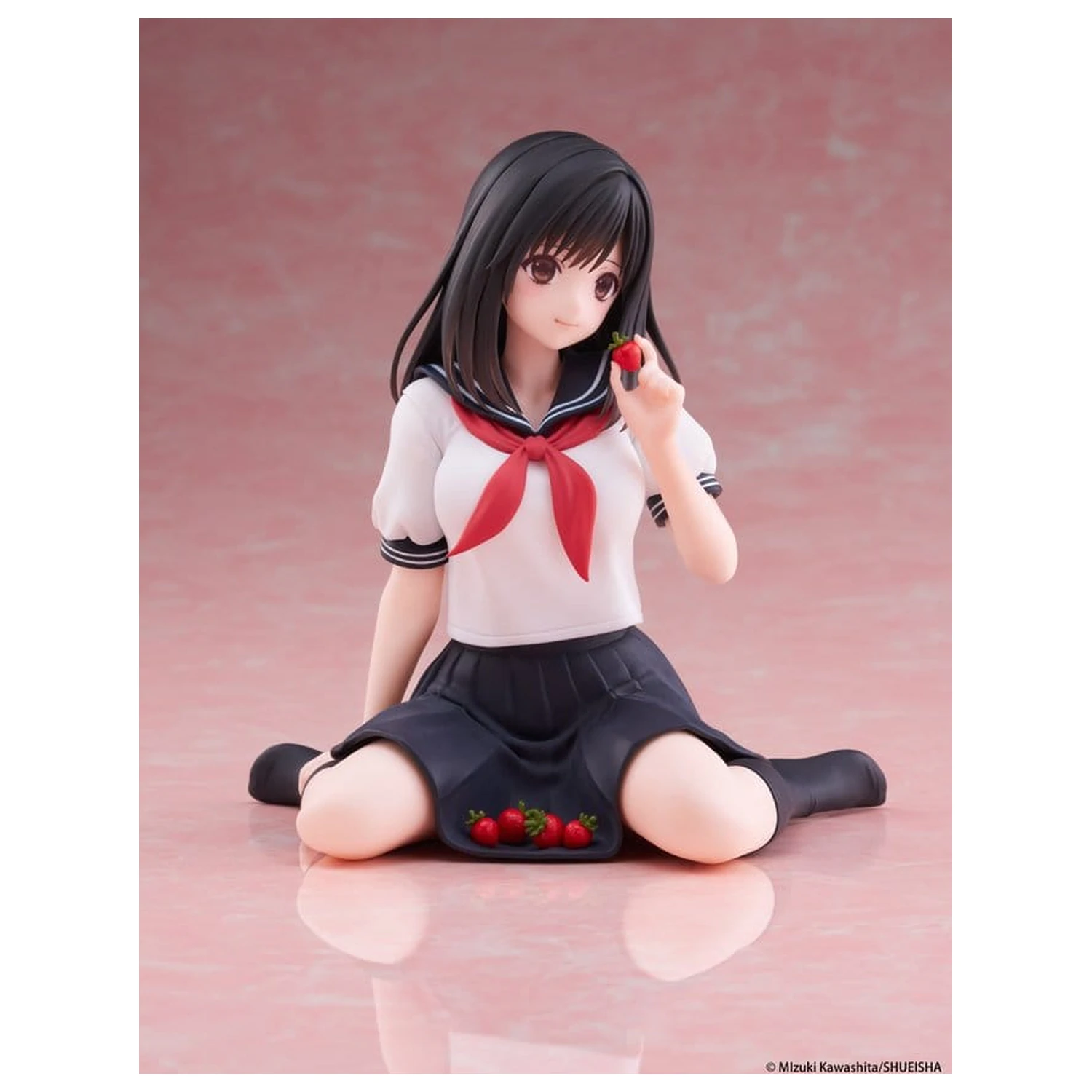 Strawberry 100% Desktop Cute PVC Figur Aya Tojo (School uniform Ver.) 13 cm Produktfoto