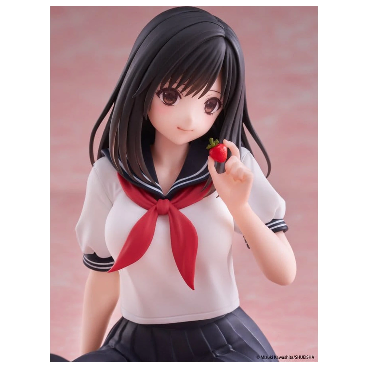Strawberry 100% Desktop Cute PVC Figur Aya Tojo (School uniform Ver.) 13 cm Produktfoto