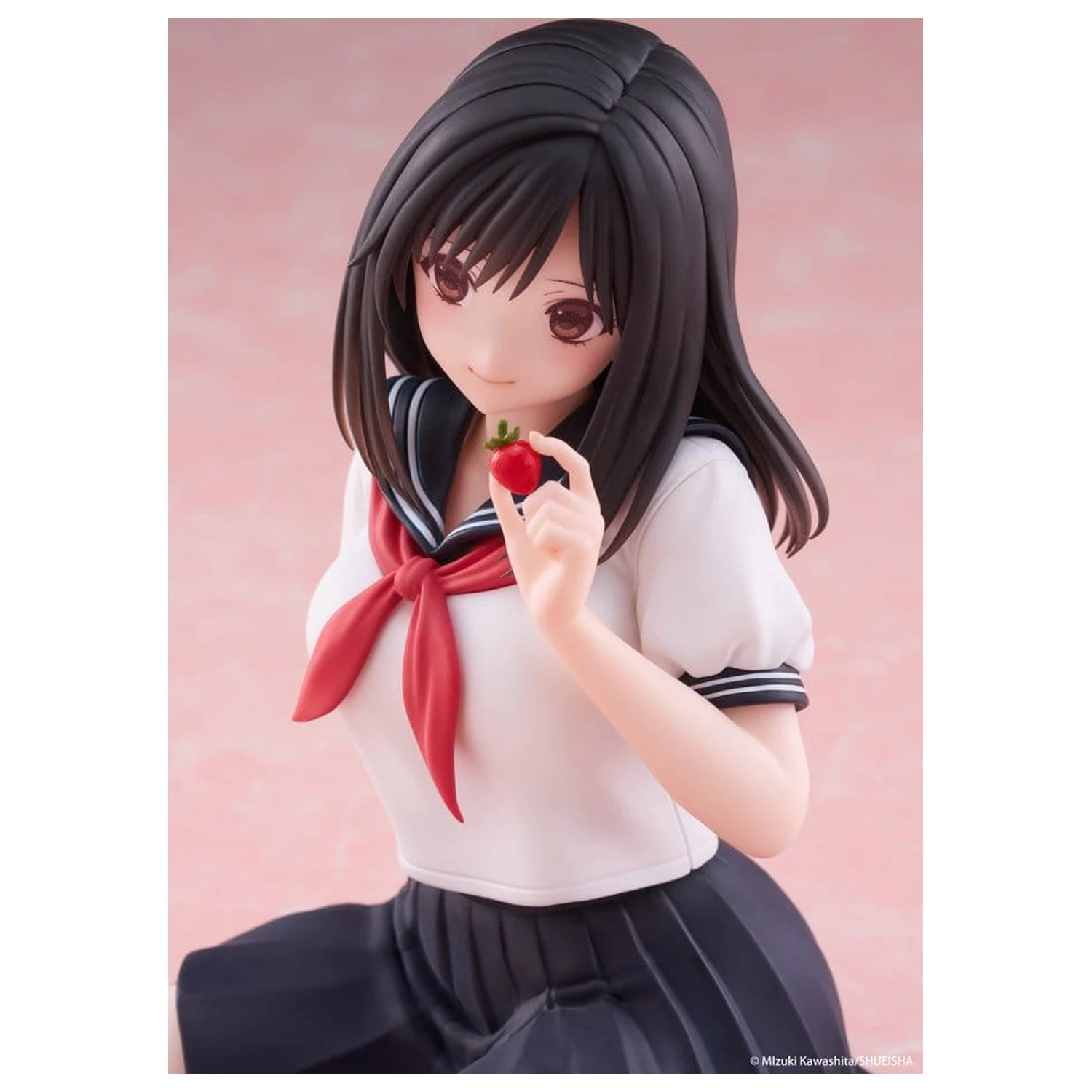 Strawberry 100% Desktop Cute PVC Figur Aya Tojo (School uniform Ver.) 13 cm Produktfoto
