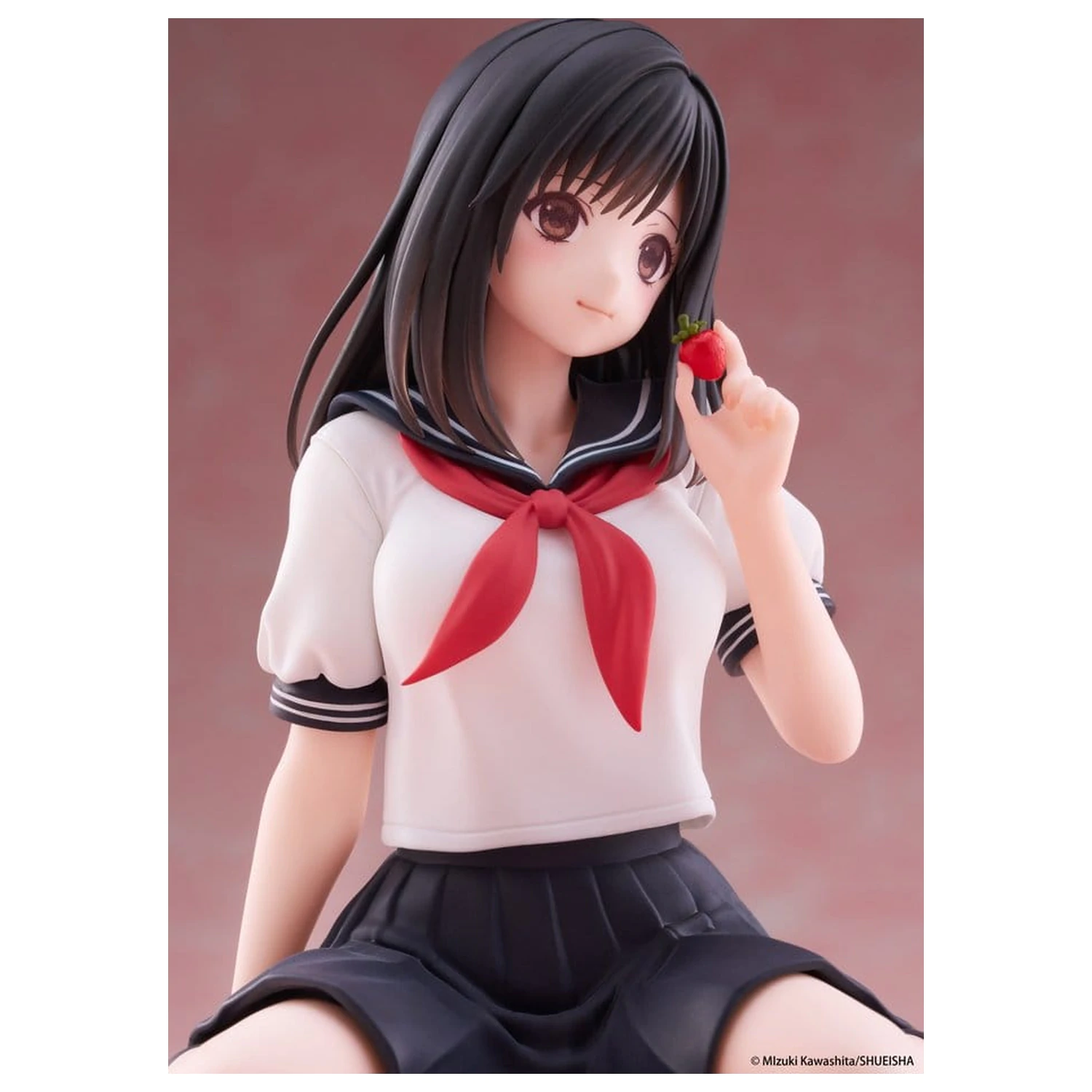 Strawberry 100% Desktop Cute PVC Figur Aya Tojo (School uniform Ver.) 13 cm Produktfoto