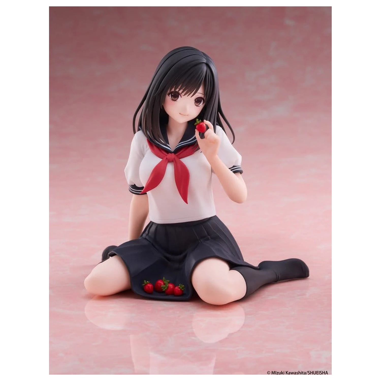 Strawberry 100% Desktop Cute PVC Figur Aya Tojo (School uniform Ver.) 13 cm Produktfoto