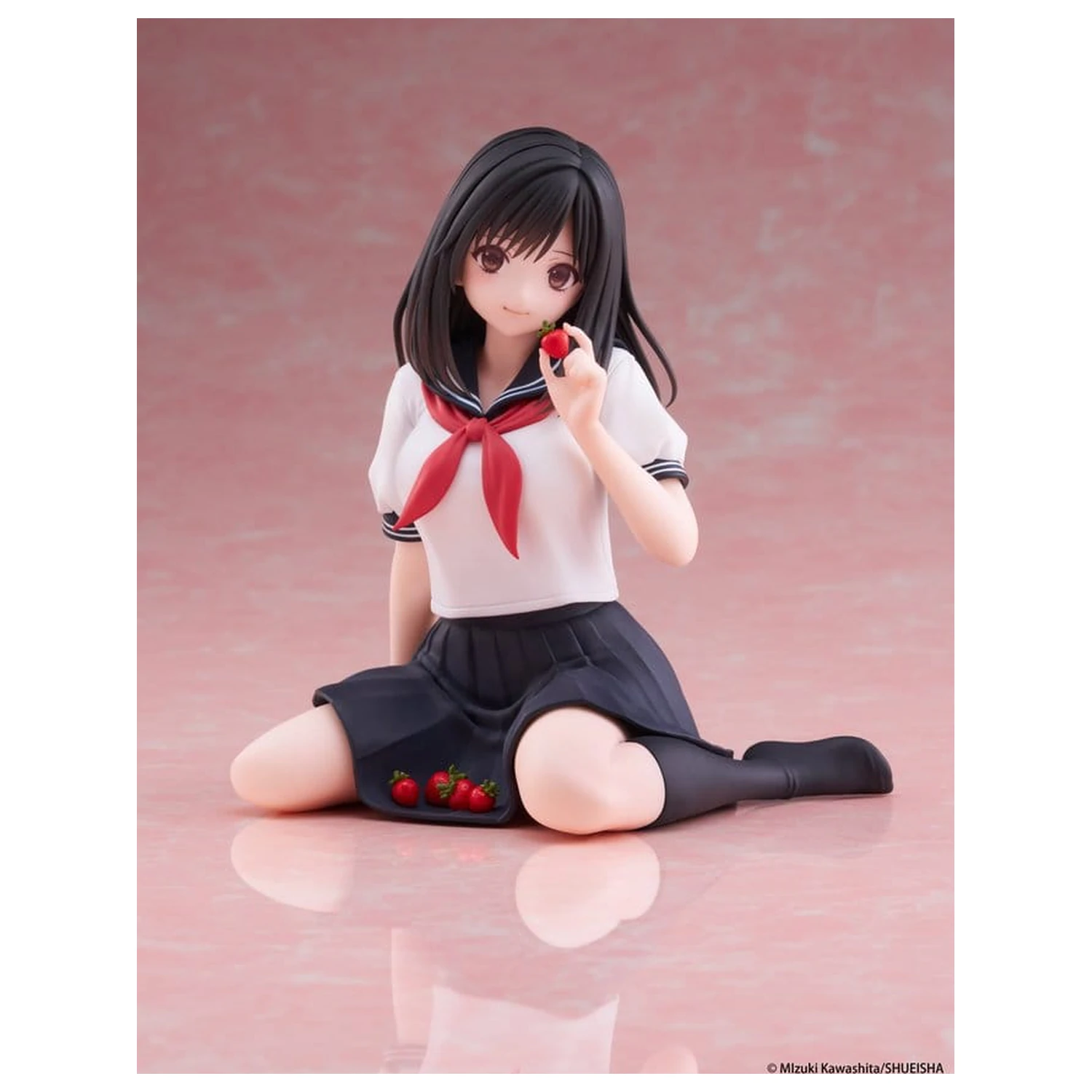 Strawberry 100% Desktop Cute PVC Figur Aya Tojo (School uniform Ver.) 13 cm Produktfoto