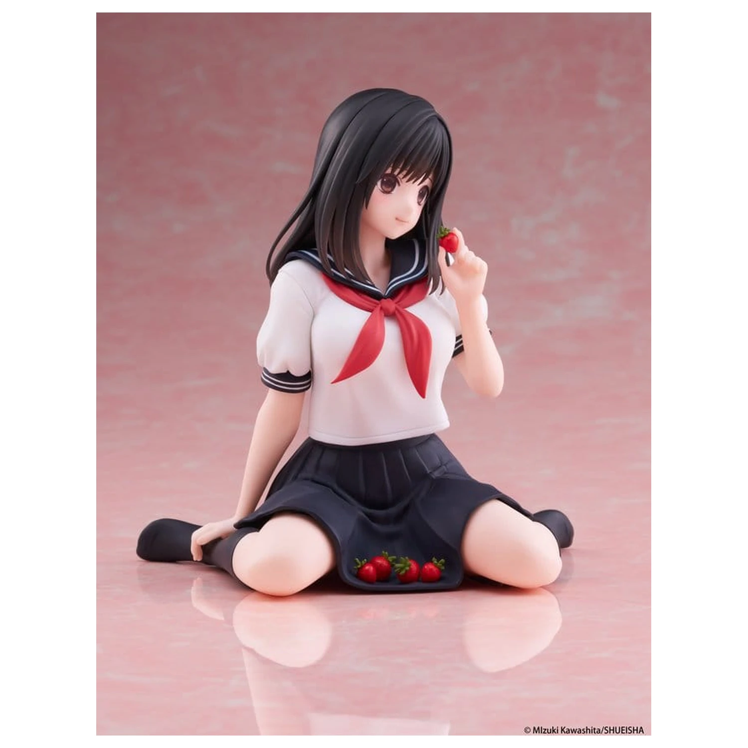 Strawberry 100% Desktop Cute PVC Figur Aya Tojo (School uniform Ver.) 13 cm Produktfoto