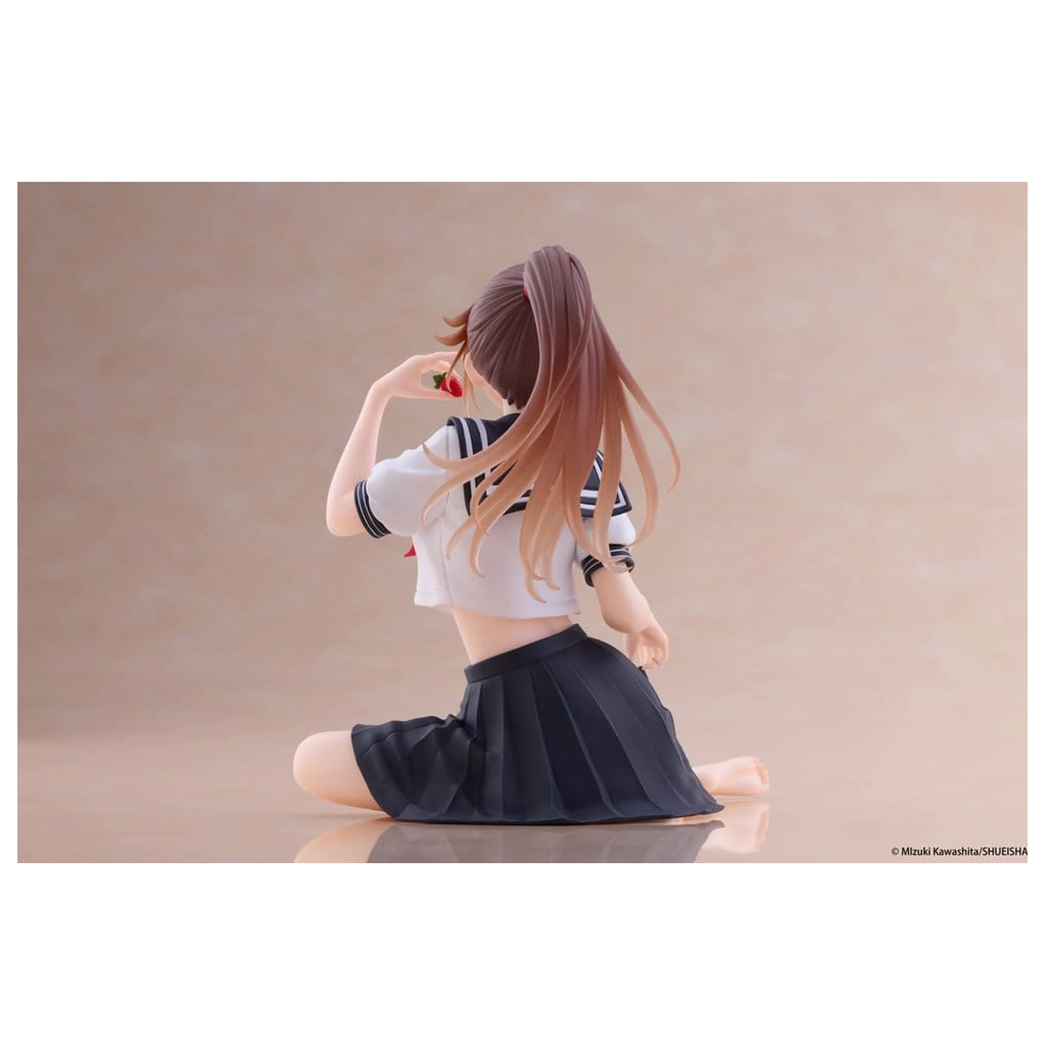 Strawberry 100% Desktop Cute PVC Figur Satsuki Kitaoji (School uniform Ver.) 18 Zentimeter Produktfoto
