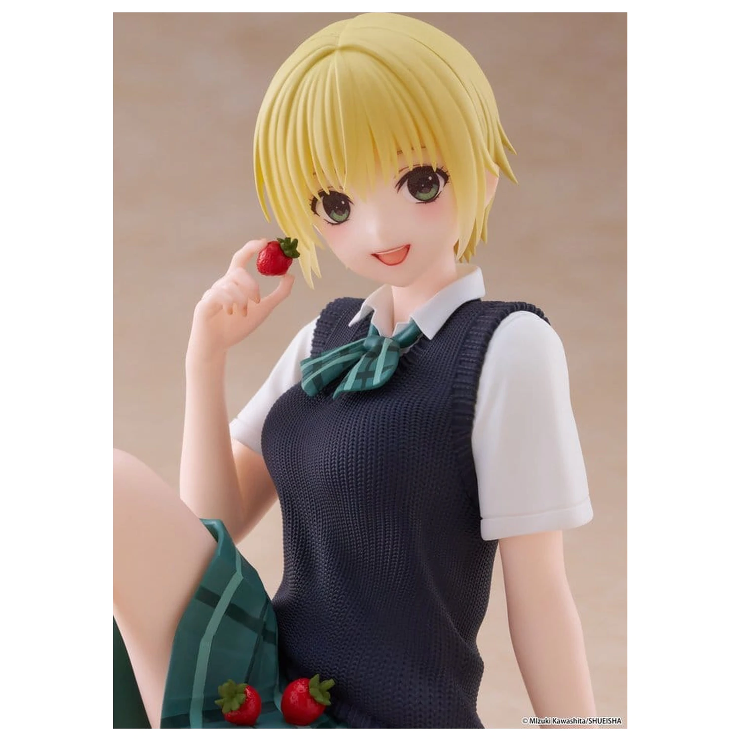 Strawberry 100% Desktop Cute PVC Figur Tsukasa Nishino (School uniform Ver.) 13 cm Produktfoto