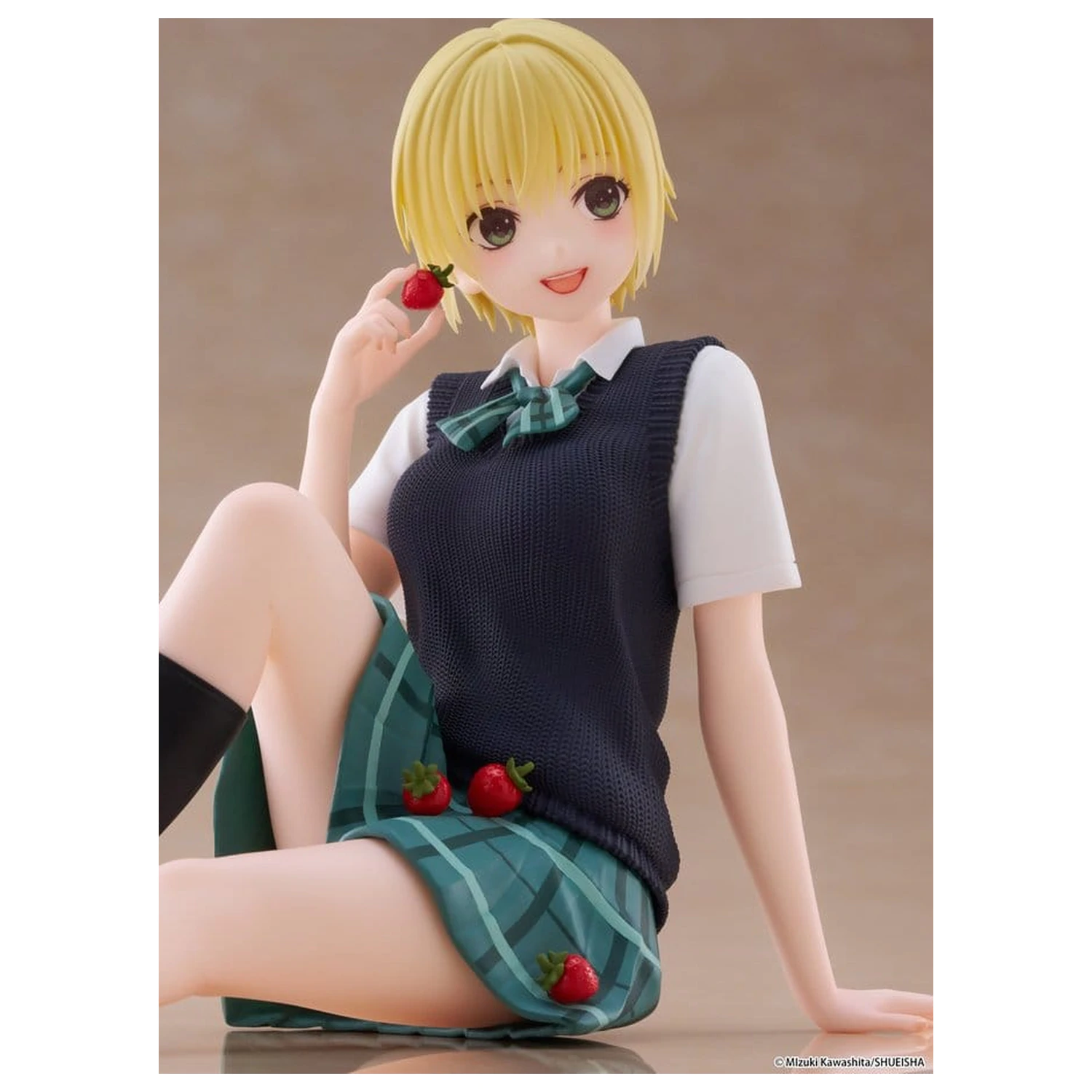 Strawberry 100% Desktop Cute PVC Figur Tsukasa Nishino (School uniform Ver.) 13 cm Produktfoto