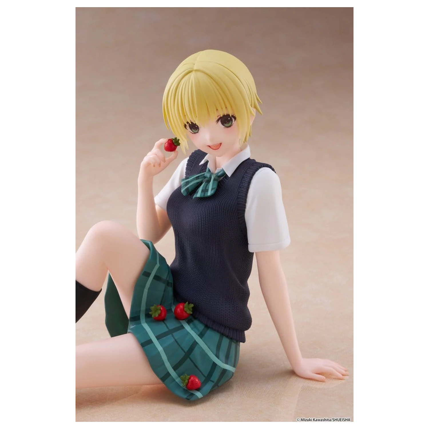 Strawberry 100% Desktop Cute PVC Figur Tsukasa Nishino (School uniform Ver.) 13 cm Produktfoto