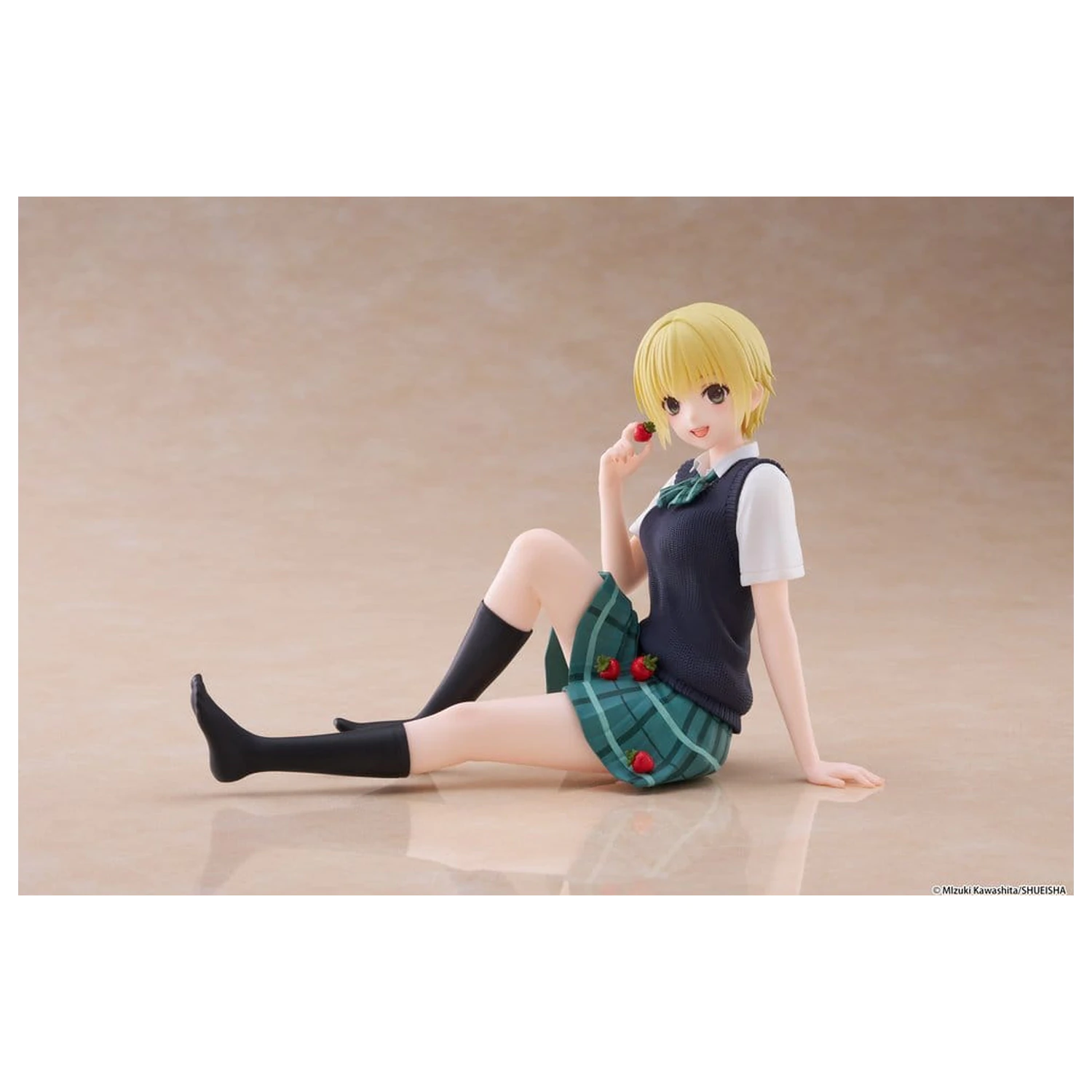 Strawberry 100% Desktop Cute PVC Figur Tsukasa Nishino (School uniform Ver.) 13 cm Produktfoto