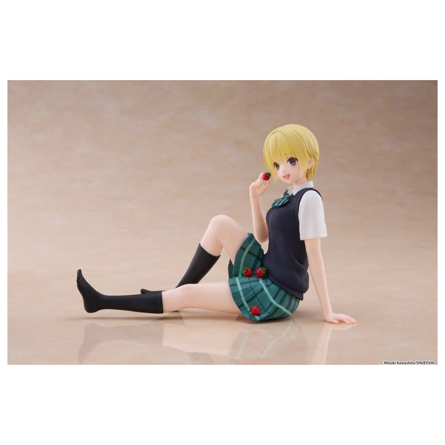 Strawberry 100% Desktop Cute PVC Figur Tsukasa Nishino (School uniform Ver.) 13 cm Produktfoto