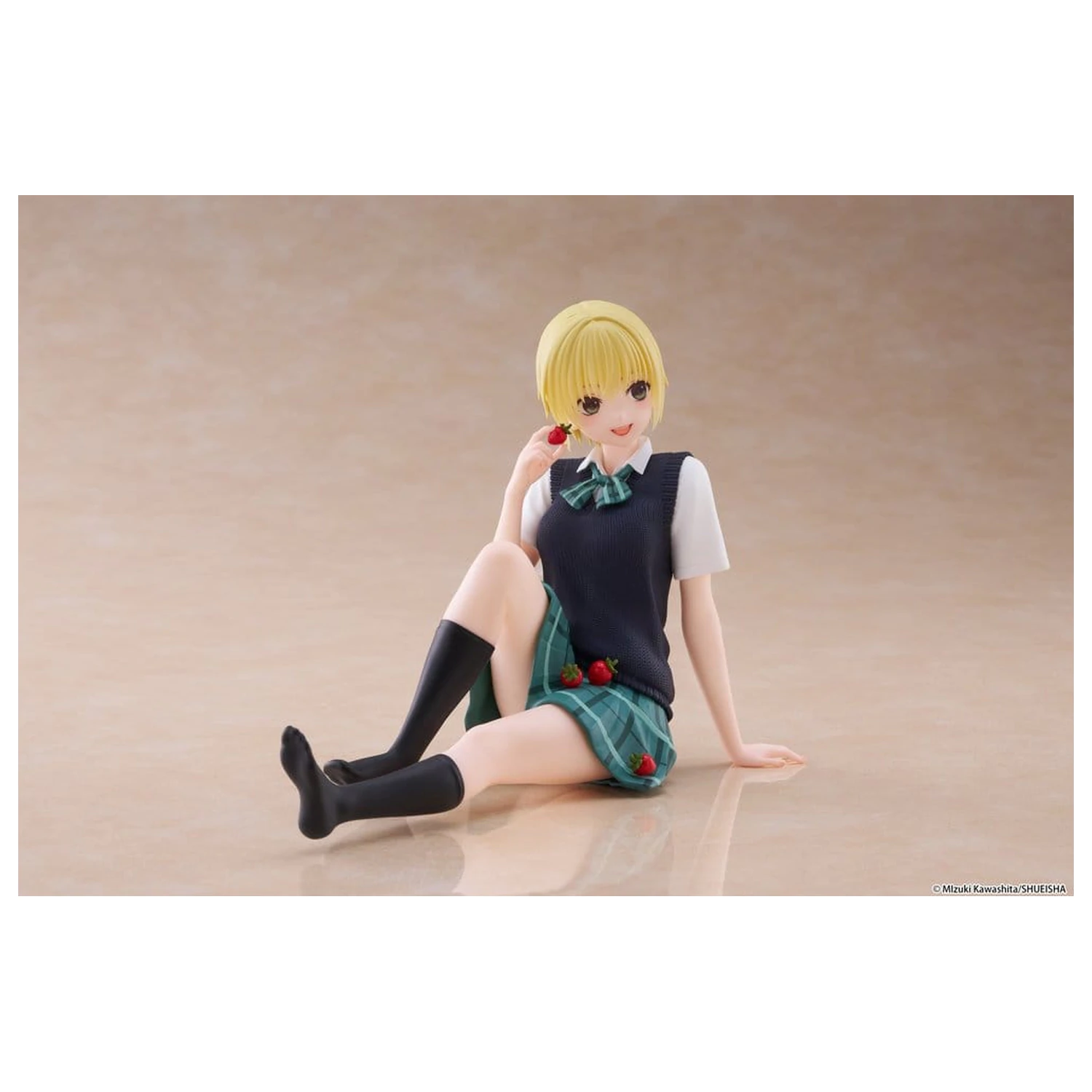 Strawberry 100% Desktop Cute PVC Figur Tsukasa Nishino (School uniform Ver.) 13 cm Produktfoto