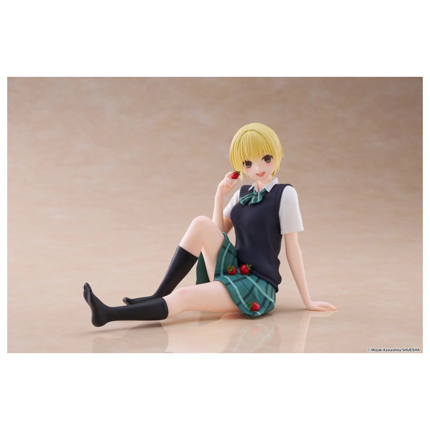 Strawberry 100% Desktop Cute PVC Figur Tsukasa Nishino (School uniform Ver.) 13 cm Produktfoto