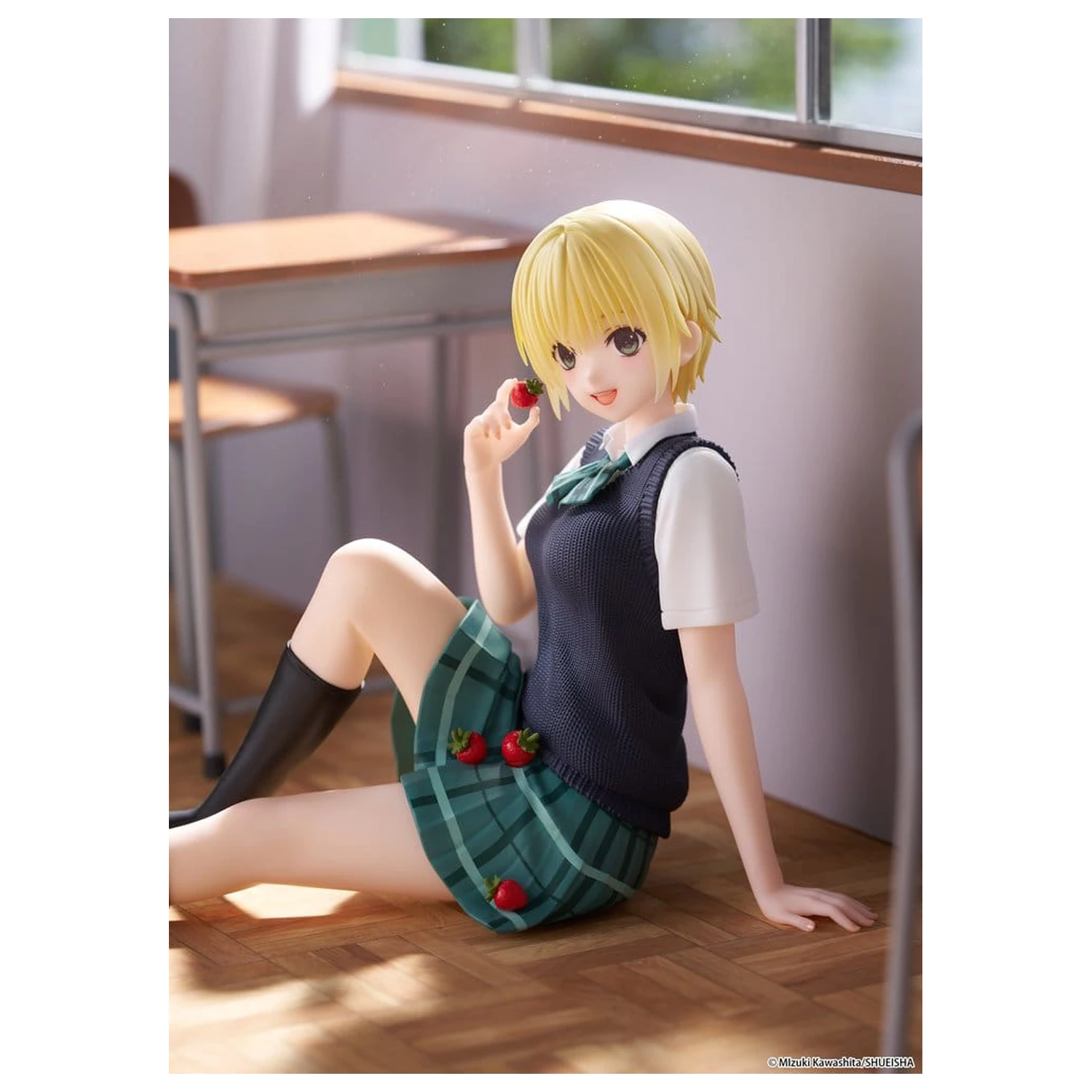 Strawberry 100% Desktop Cute PVC Figur Tsukasa Nishino (School uniform Ver.) 13 cm Produktfoto