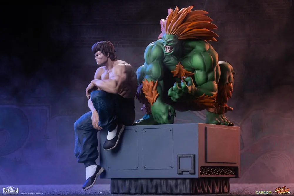 Street Fighter PVC Statues 1/10 Blanka & Fei Long 21 cm termékfotó