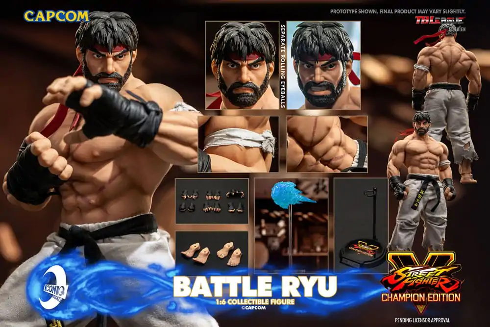 Street Fighter Actionfigur 1/6 Battle Ryu 30 cm Produktfoto