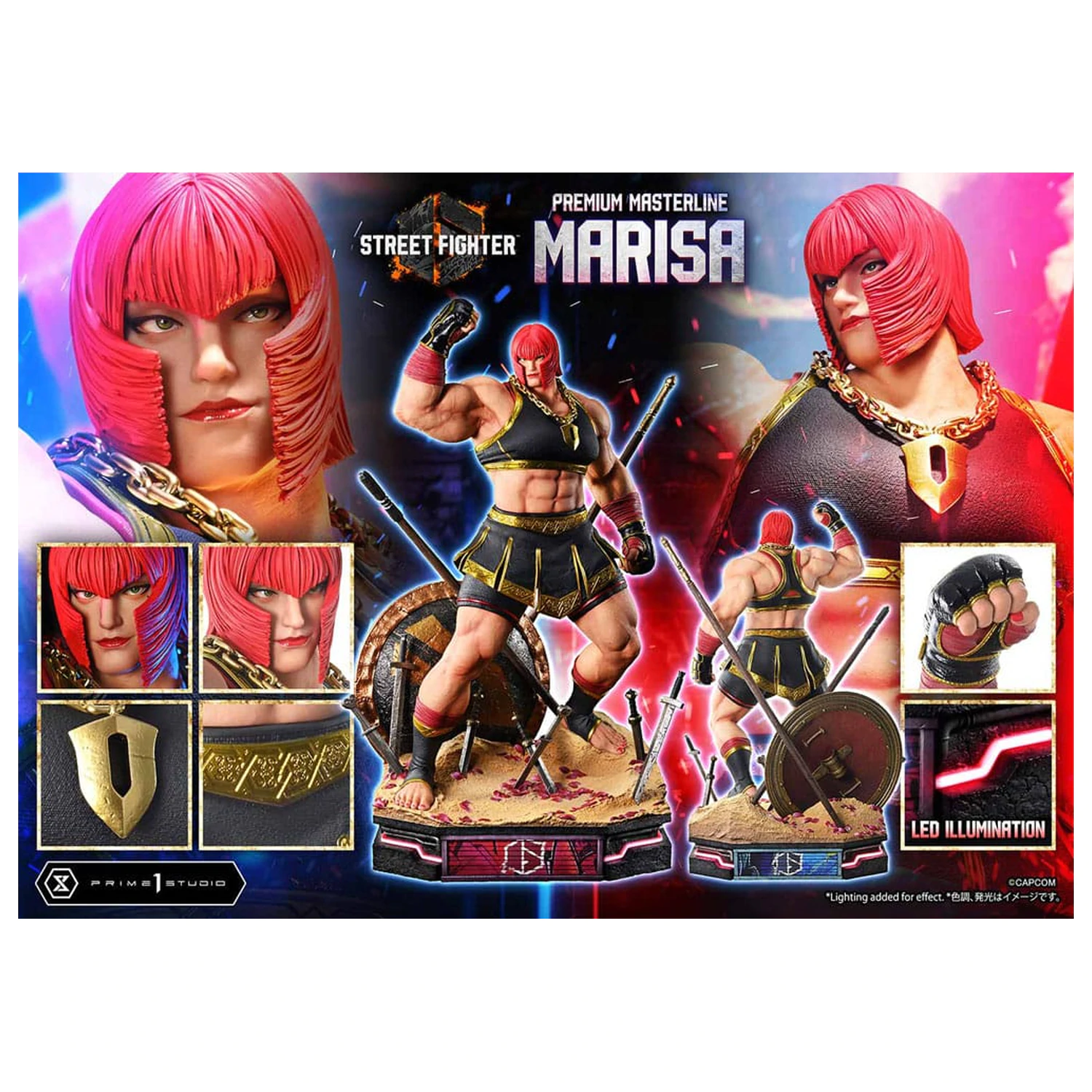 Street Fighter 6 Premium Masterline Series Statue 1/4 Marisa 70 cm Produktfoto