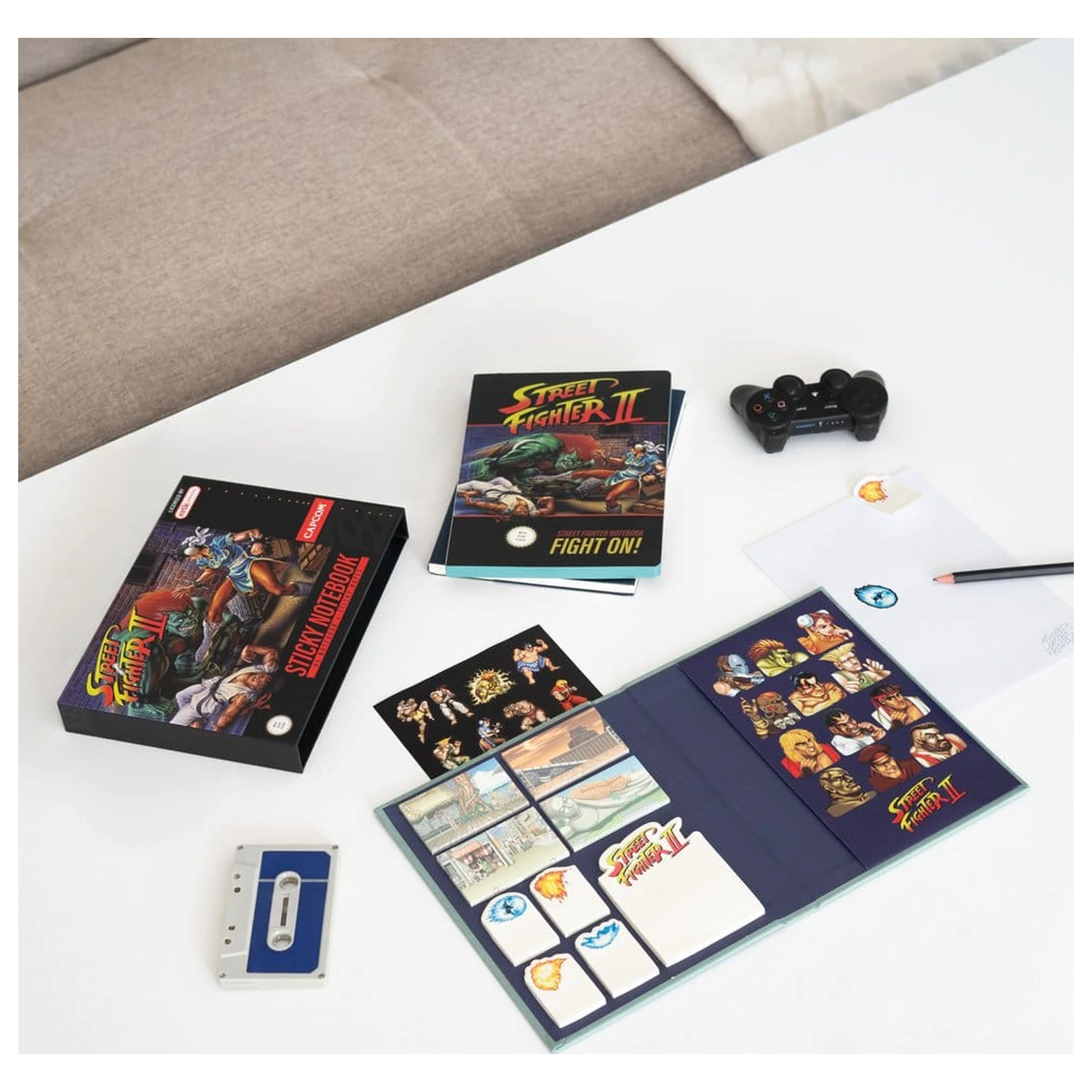Street Fighter A5 Notizbuch und Notizblock Produktfoto