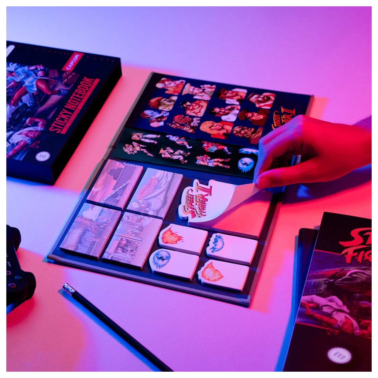 Street Fighter A5 Notizbuch und Notizblock Produktfoto