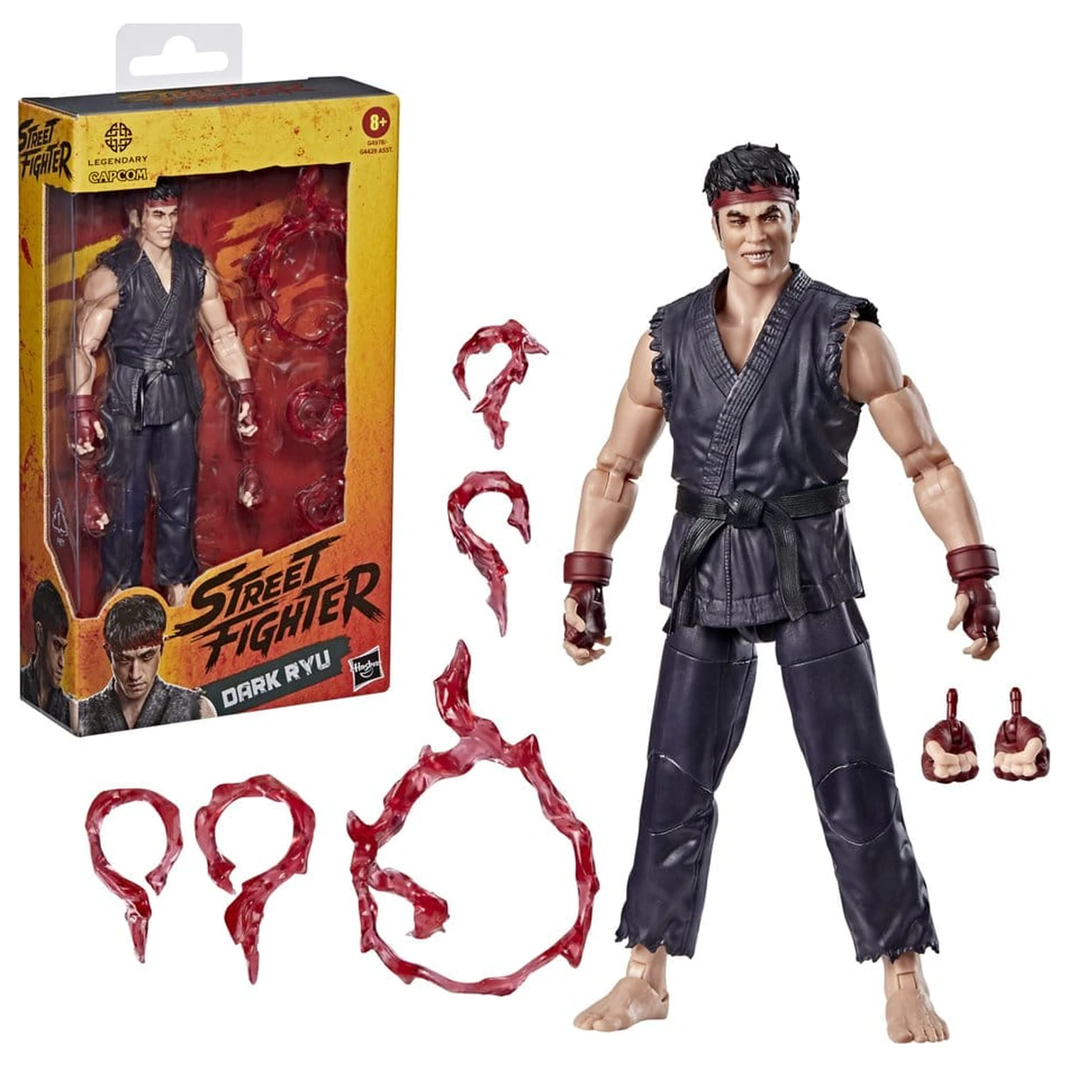 Street Fighter Actionfigur Dark Ryu 15 cm Produktfoto