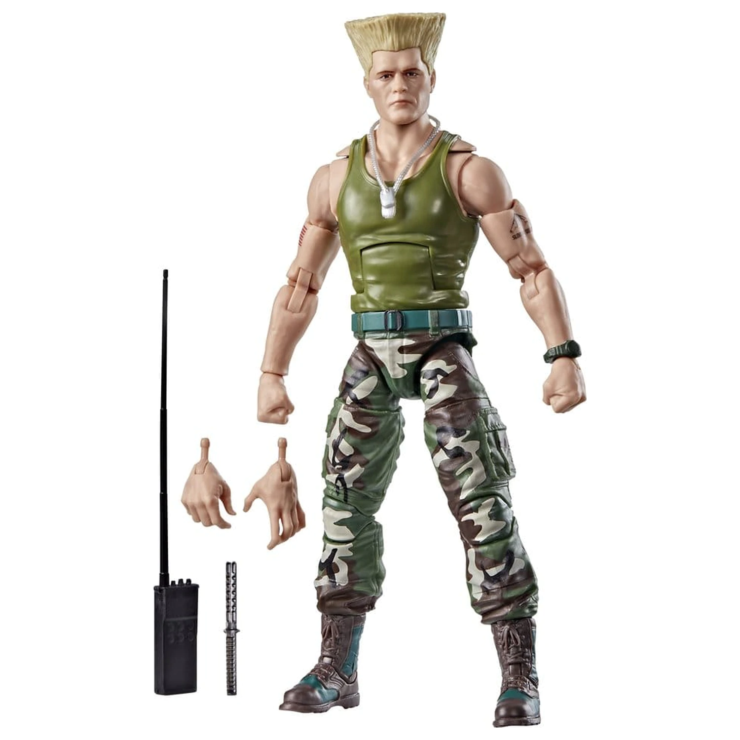 Street Fighter Actionfigur Guile 15 Zentimeter Produktfoto