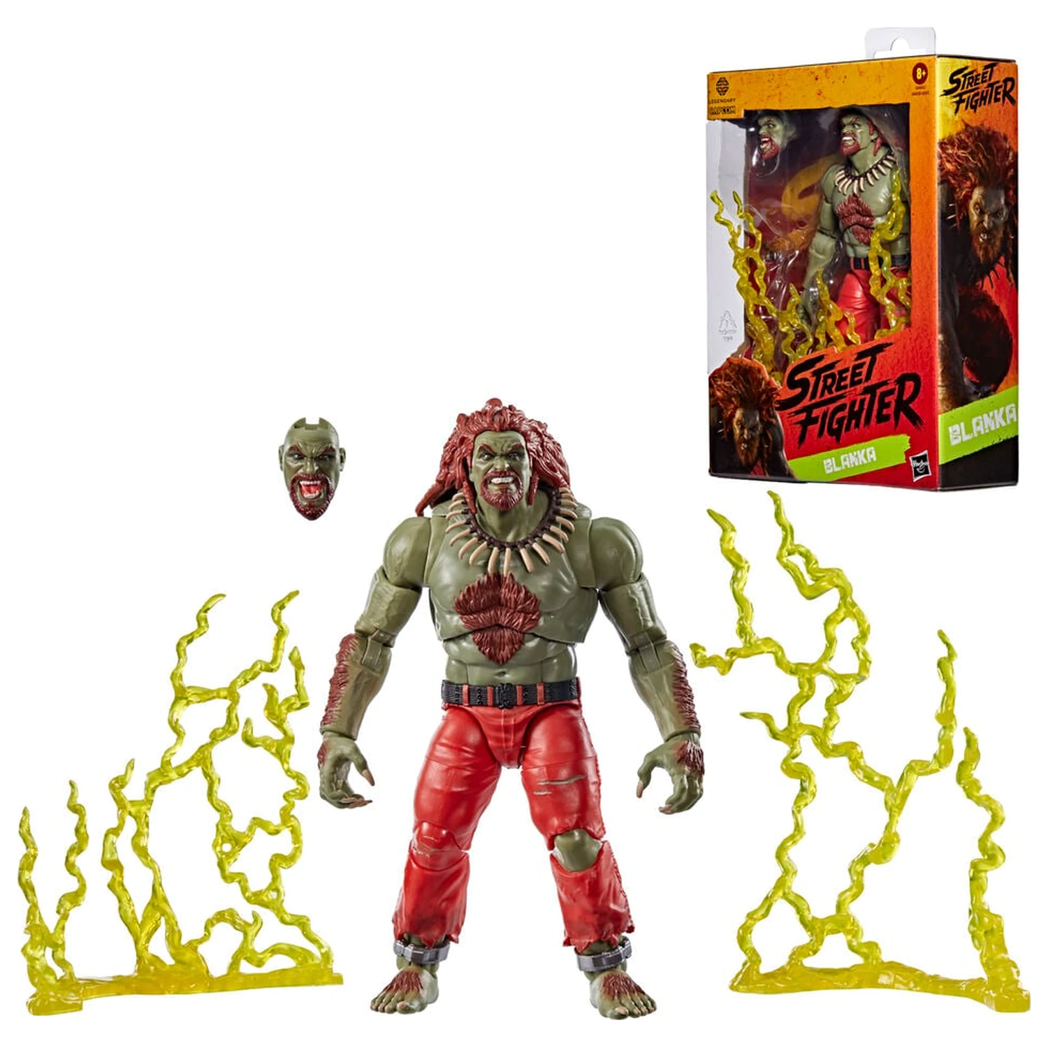 Street Fighter Blanka Figur 15cm Produktfoto
