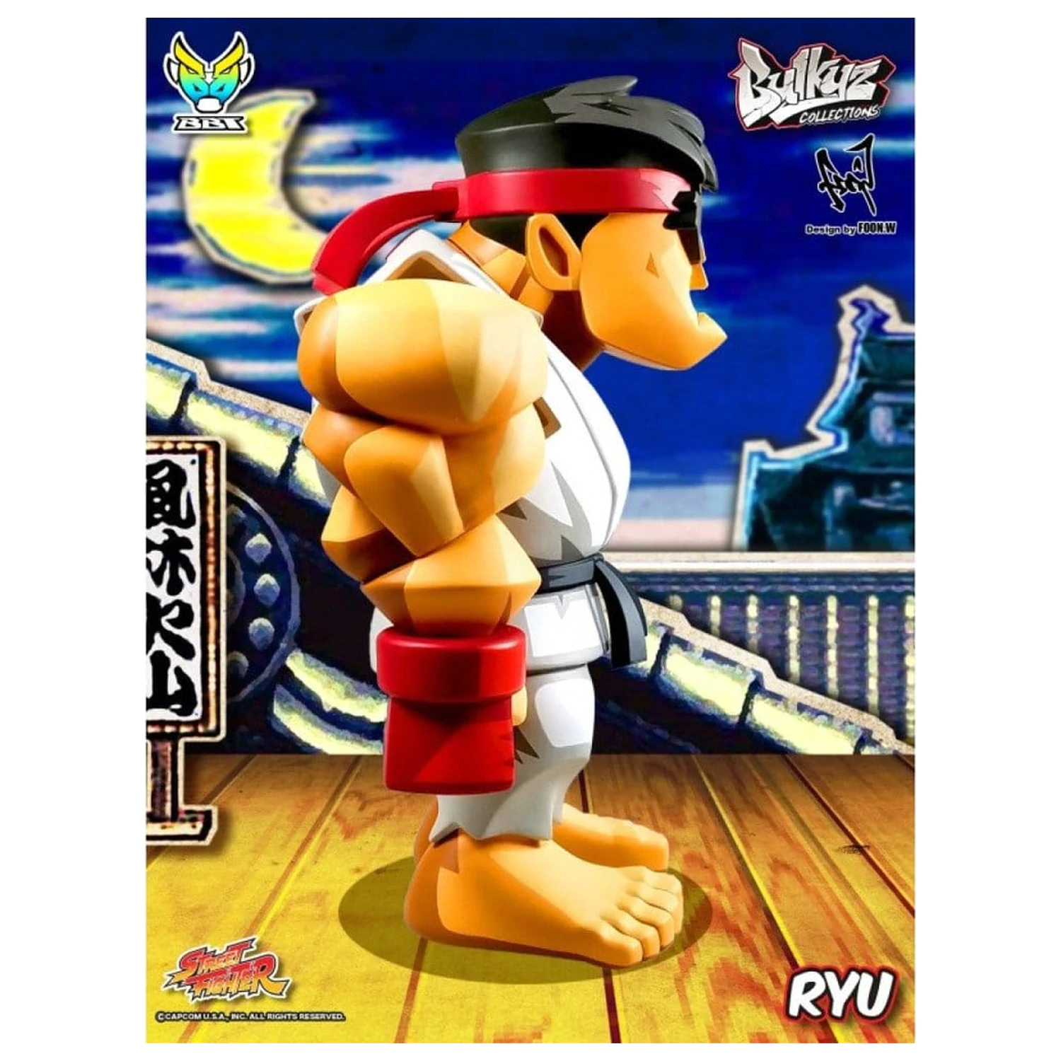 Street Fighter Bulkyz Vinyl Figur Ryu 30 cm Produktfoto