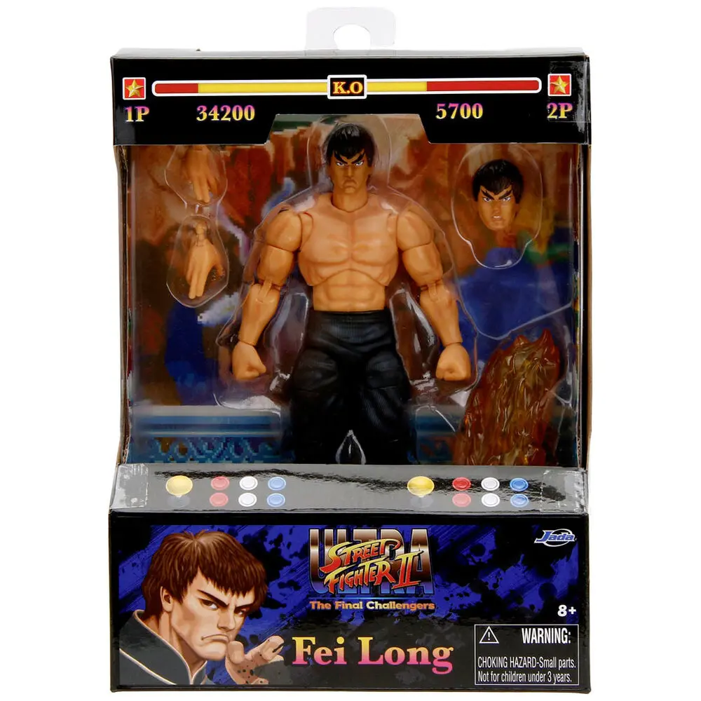 Street Fighter II Fei-Long Figur 15cm termékfotó