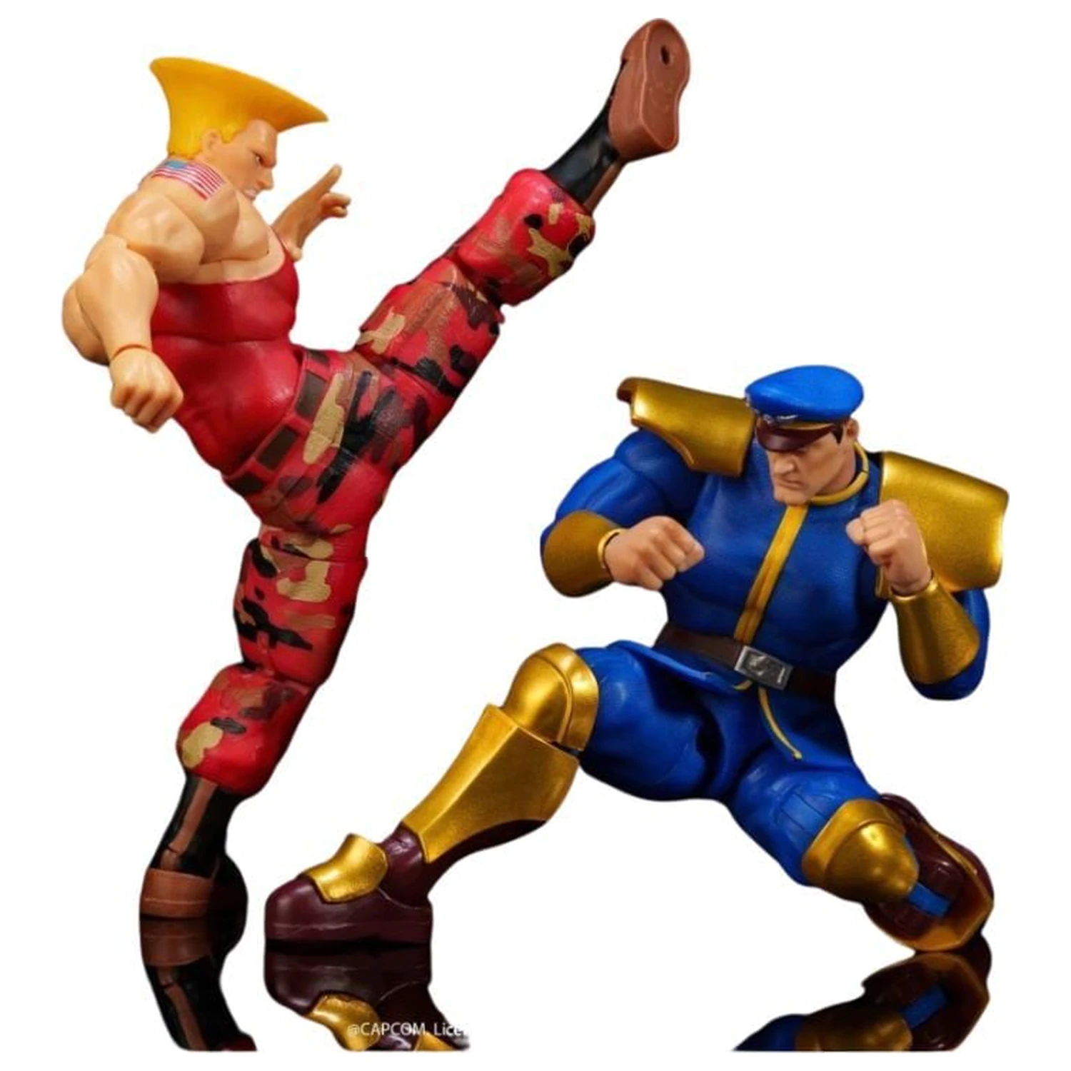 Street Fighter II Guile y Bison Pack 2 Figuren 15 cm Produktfoto