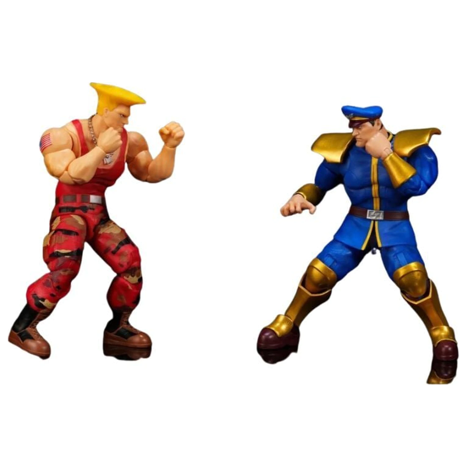 Street Fighter II Guile y Bison Pack 2 Figuren 15 cm Produktfoto
