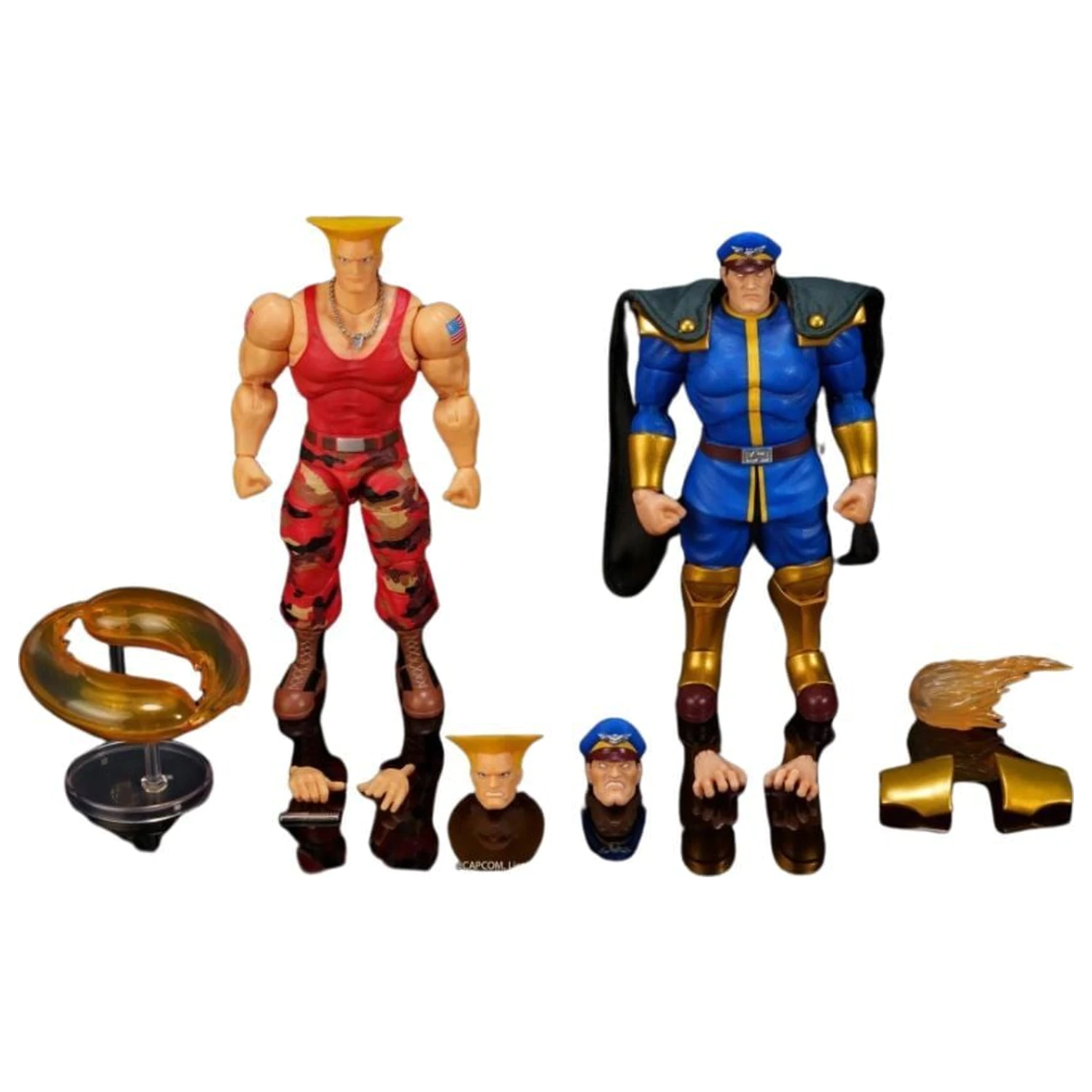 Street Fighter II Guile y Bison Pack 2 Figuren 15 cm Produktfoto