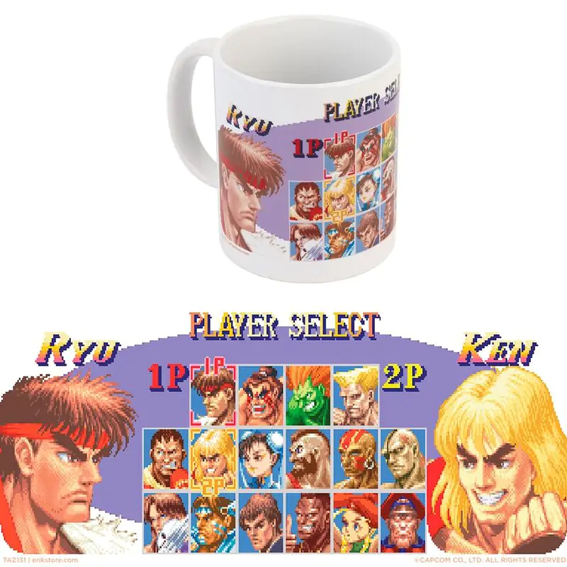 Street Fighter Player Select Tasse 350ml termékfotó