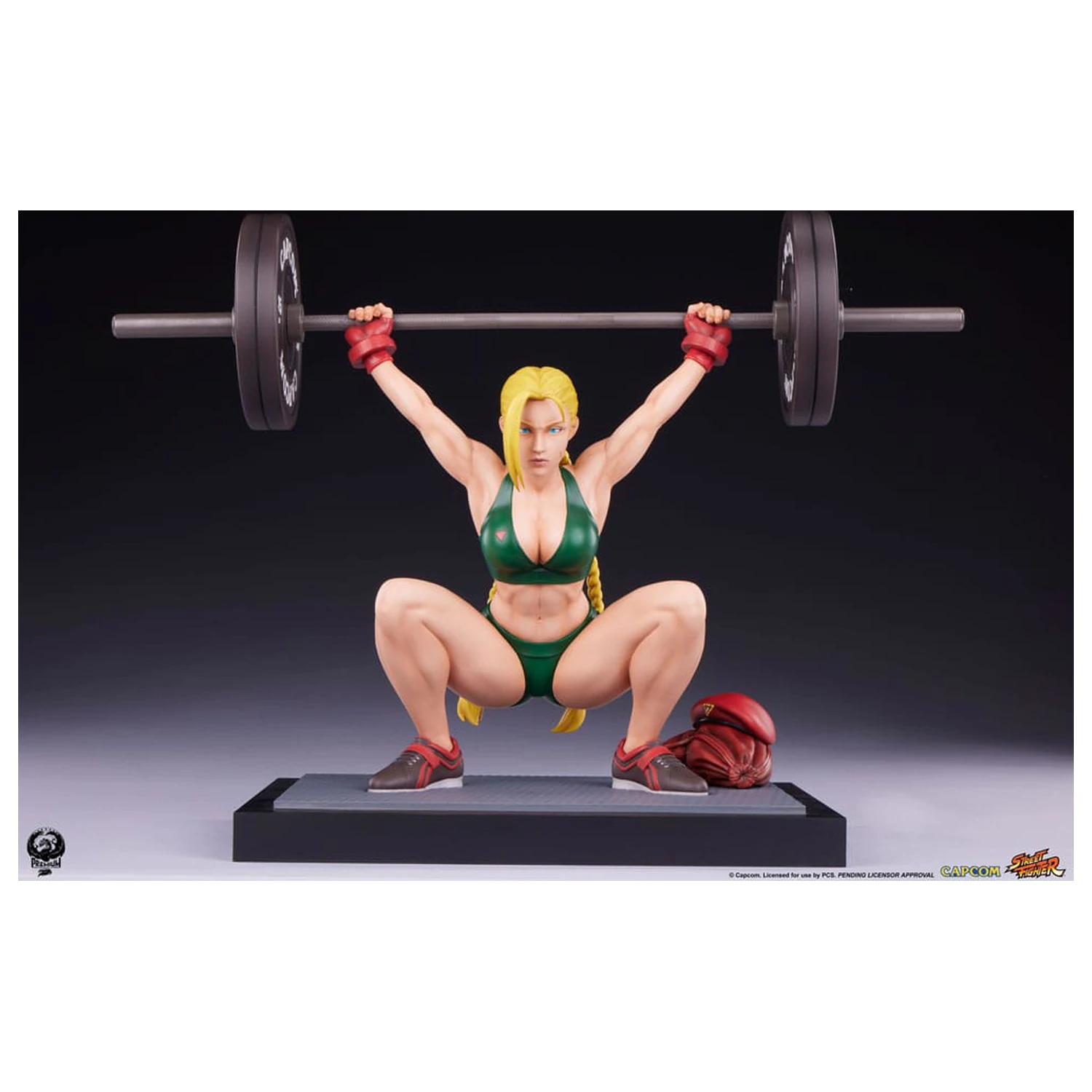 Street Fighter Premier Series Statue 1/4 Cammy: Powerlifting 41 cm Produktfoto