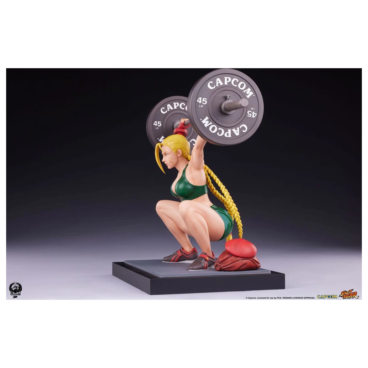 Street Fighter Premier Series Statue 1/4 Cammy: Powerlifting 41 cm Produktfoto