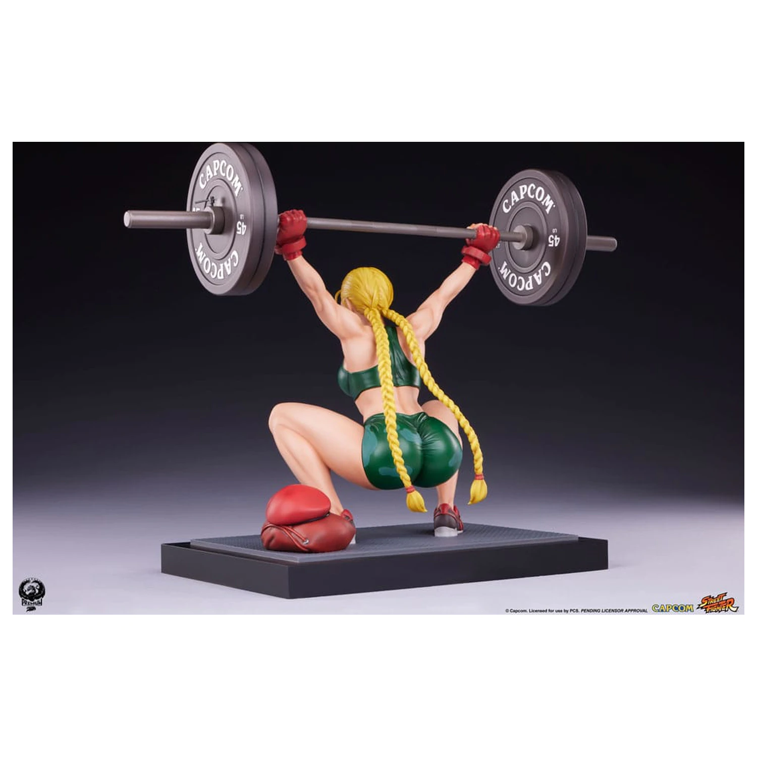 Street Fighter Premier Series Statue 1/4 Cammy: Powerlifting 41 cm Produktfoto