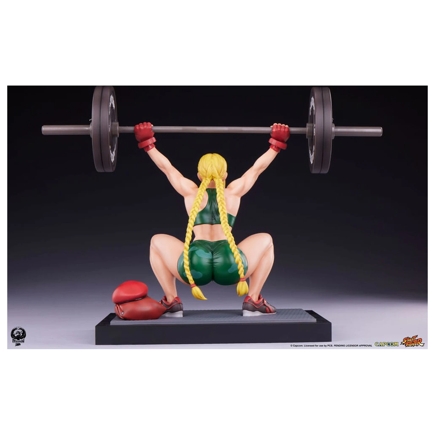 Street Fighter Premier Series Statue 1/4 Cammy: Powerlifting 41 cm Produktfoto