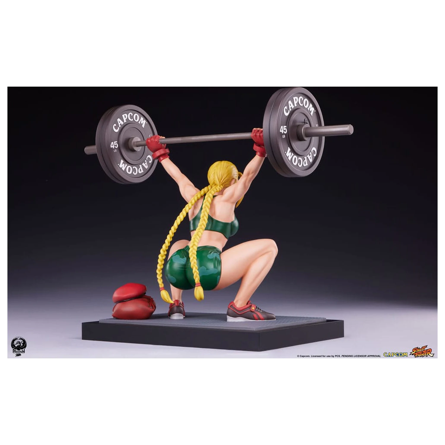 Street Fighter Premier Series Statue 1/4 Cammy: Powerlifting 41 cm Produktfoto
