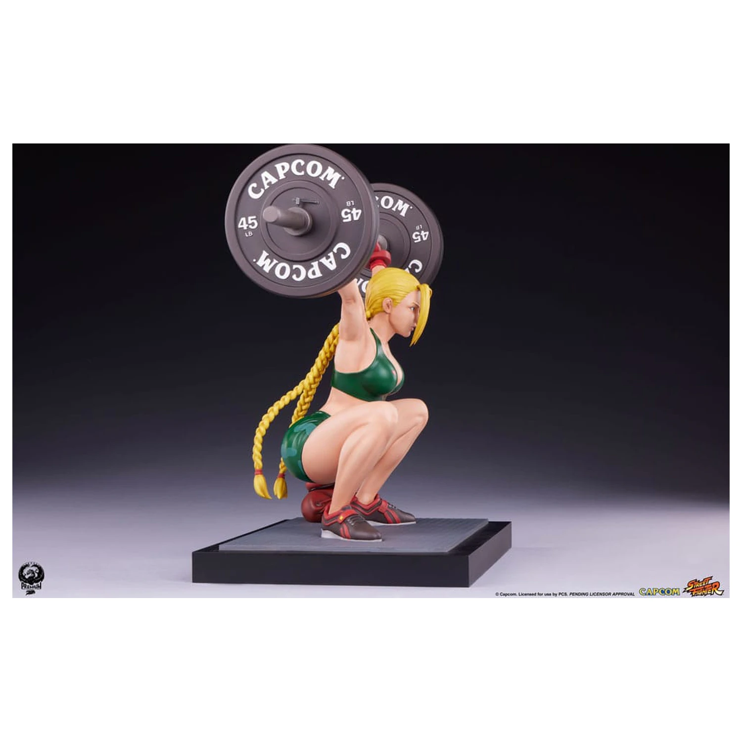 Street Fighter Premier Series Statue 1/4 Cammy: Powerlifting 41 cm Produktfoto