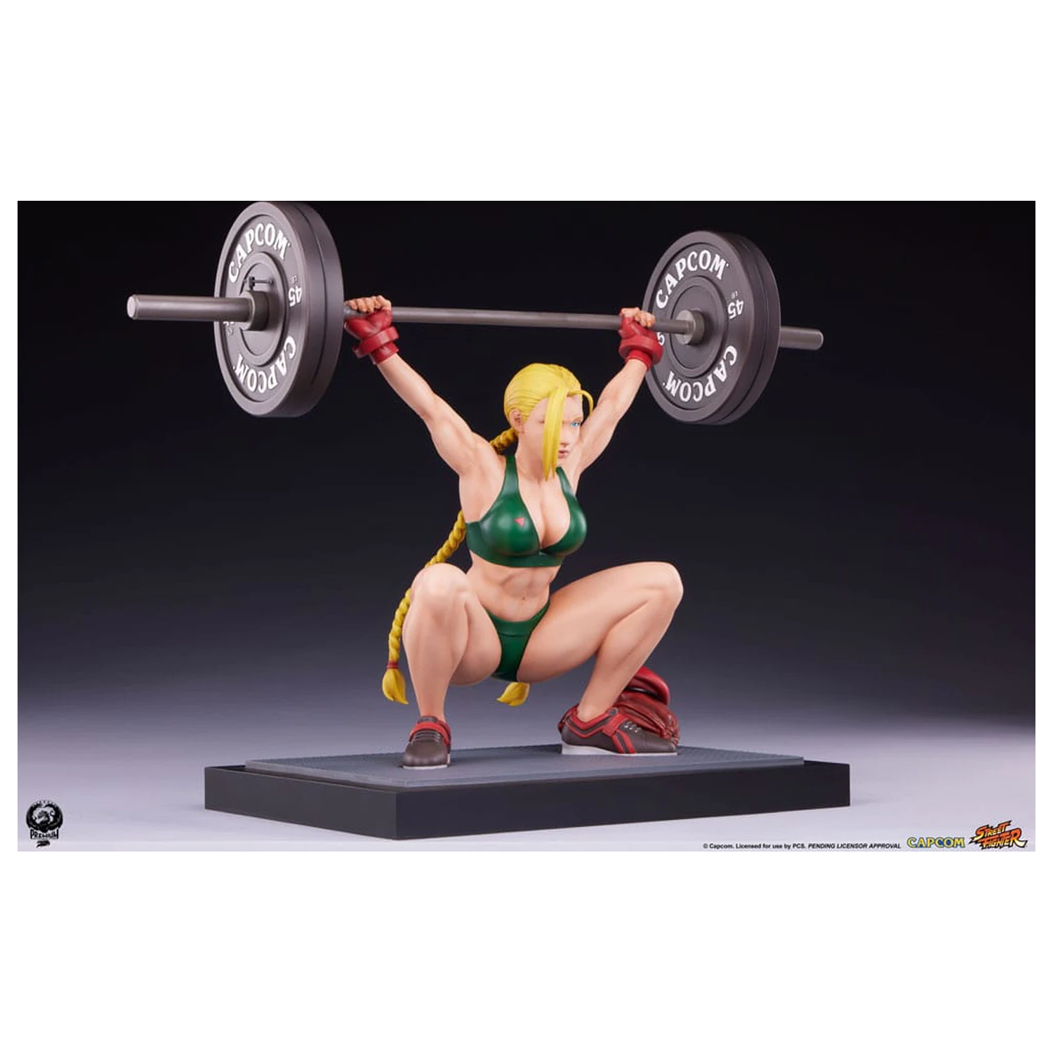 Street Fighter Premier Series Statue 1/4 Cammy: Powerlifting 41 cm Produktfoto