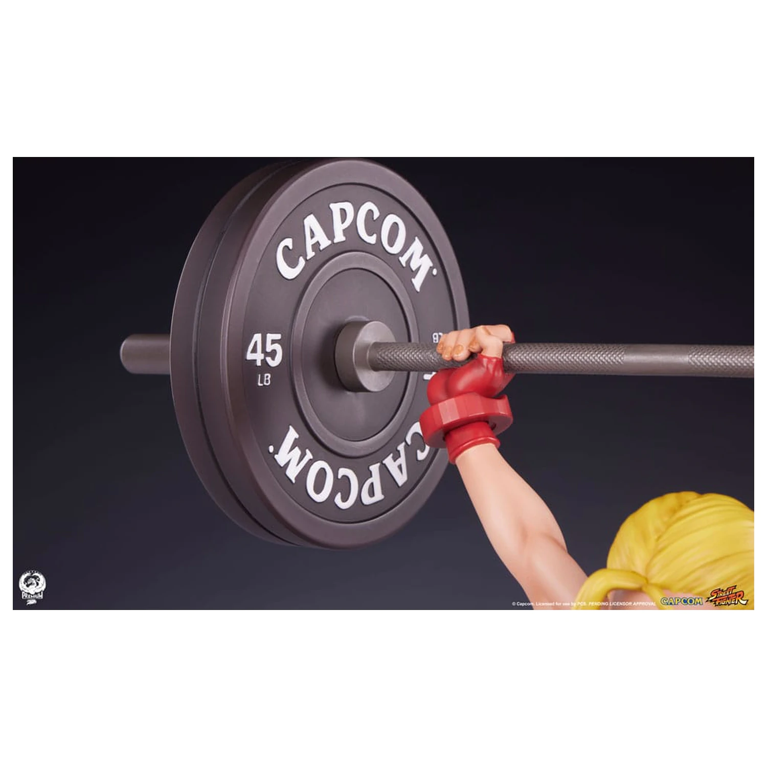 Street Fighter Premier Series Statue 1/4 Cammy: Powerlifting 41 cm Produktfoto