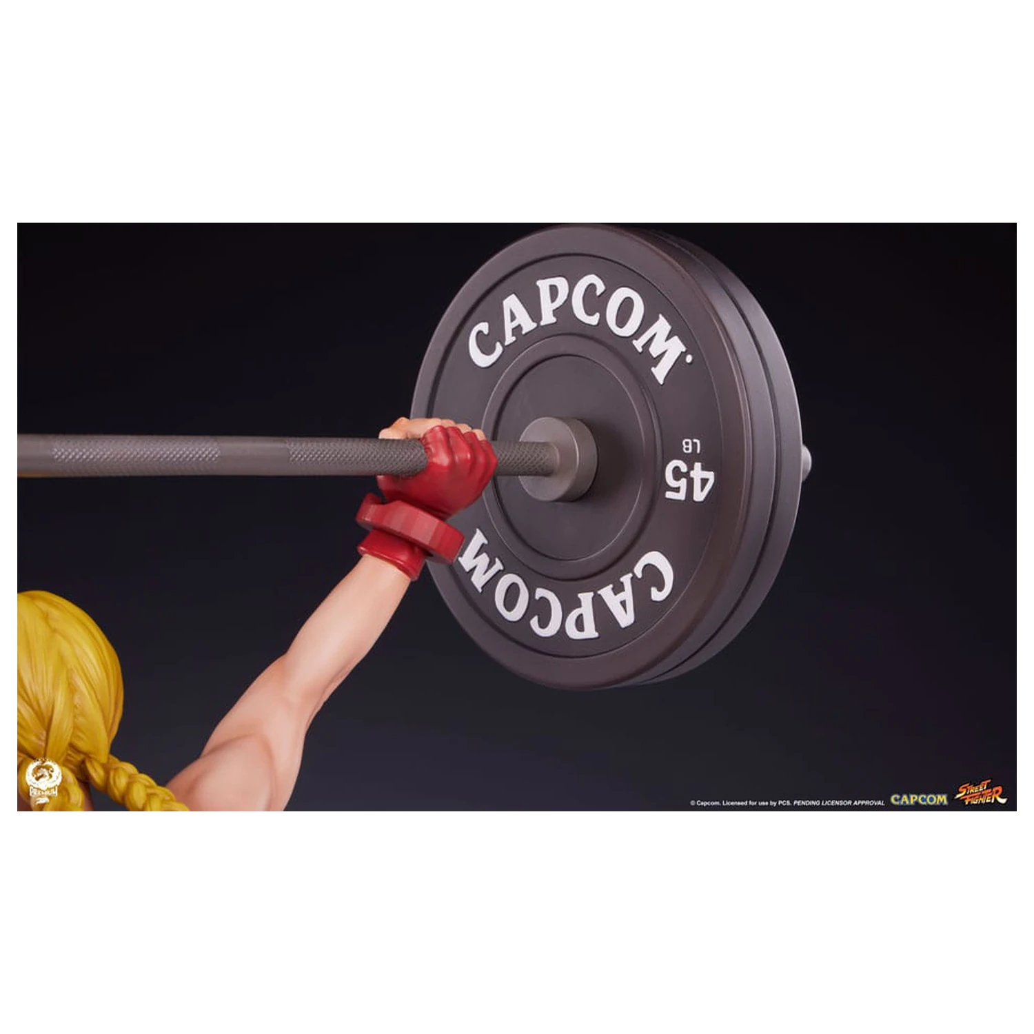 Street Fighter Premier Series Statue 1/4 Cammy: Powerlifting 41 cm Produktfoto