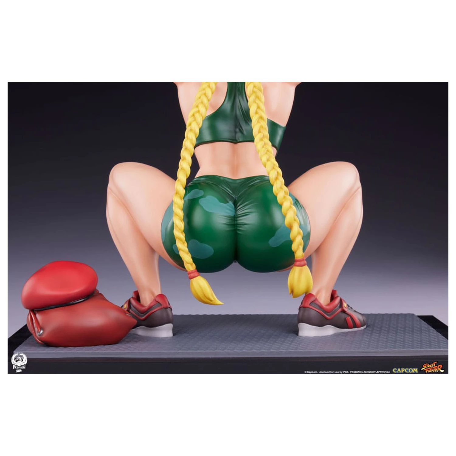 Street Fighter Premier Series Statue 1/4 Cammy: Powerlifting 41 cm Produktfoto
