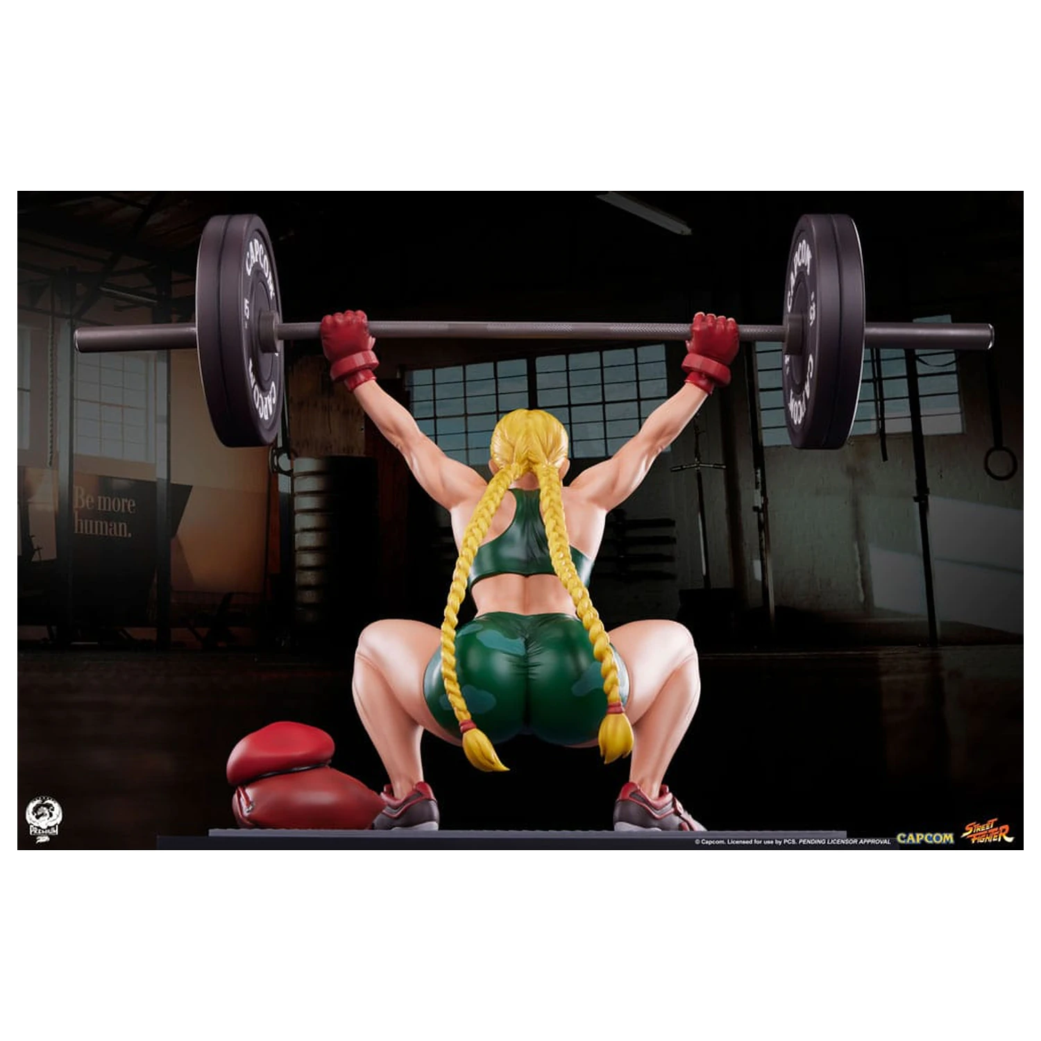 Street Fighter Premier Series Statue 1/4 Cammy: Powerlifting 41 cm Produktfoto