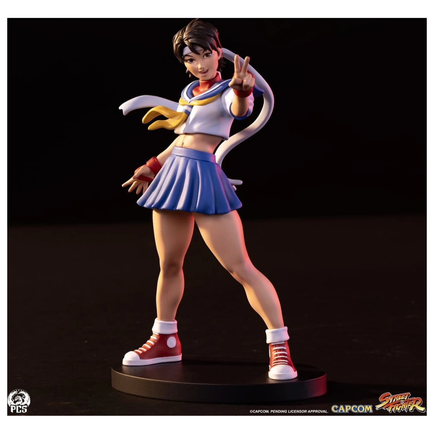 Street Fighter Street Jam Statuen 1/10 Sakura & Sodom 22 Zentimeter Produktfoto