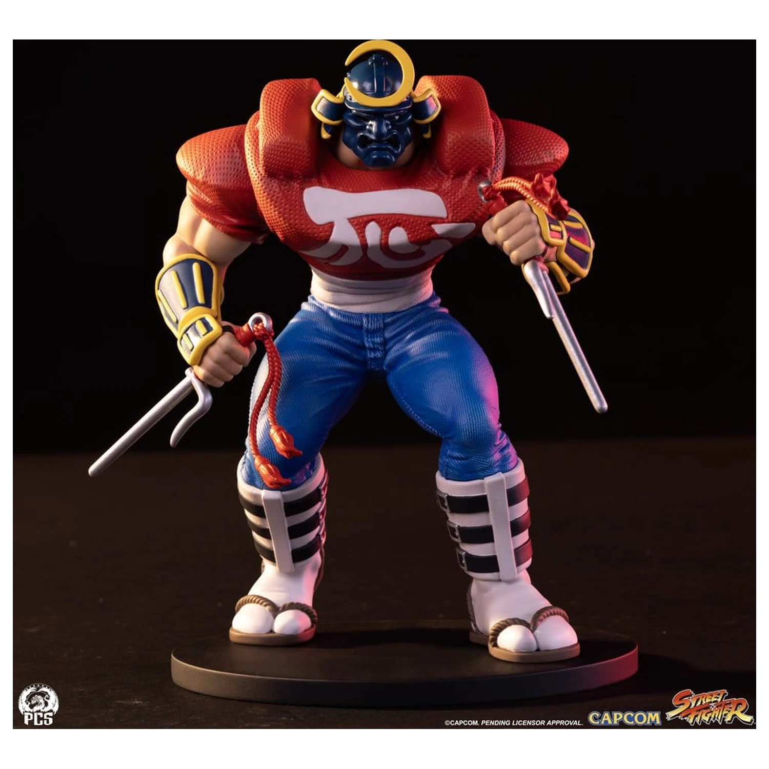 Street Fighter Street Jam Statuen 1/10 Sakura & Sodom 22 Zentimeter Produktfoto