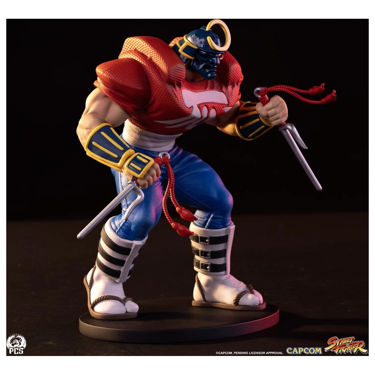 Street Fighter Street Jam Statuen 1/10 Sakura & Sodom 22 Zentimeter Produktfoto